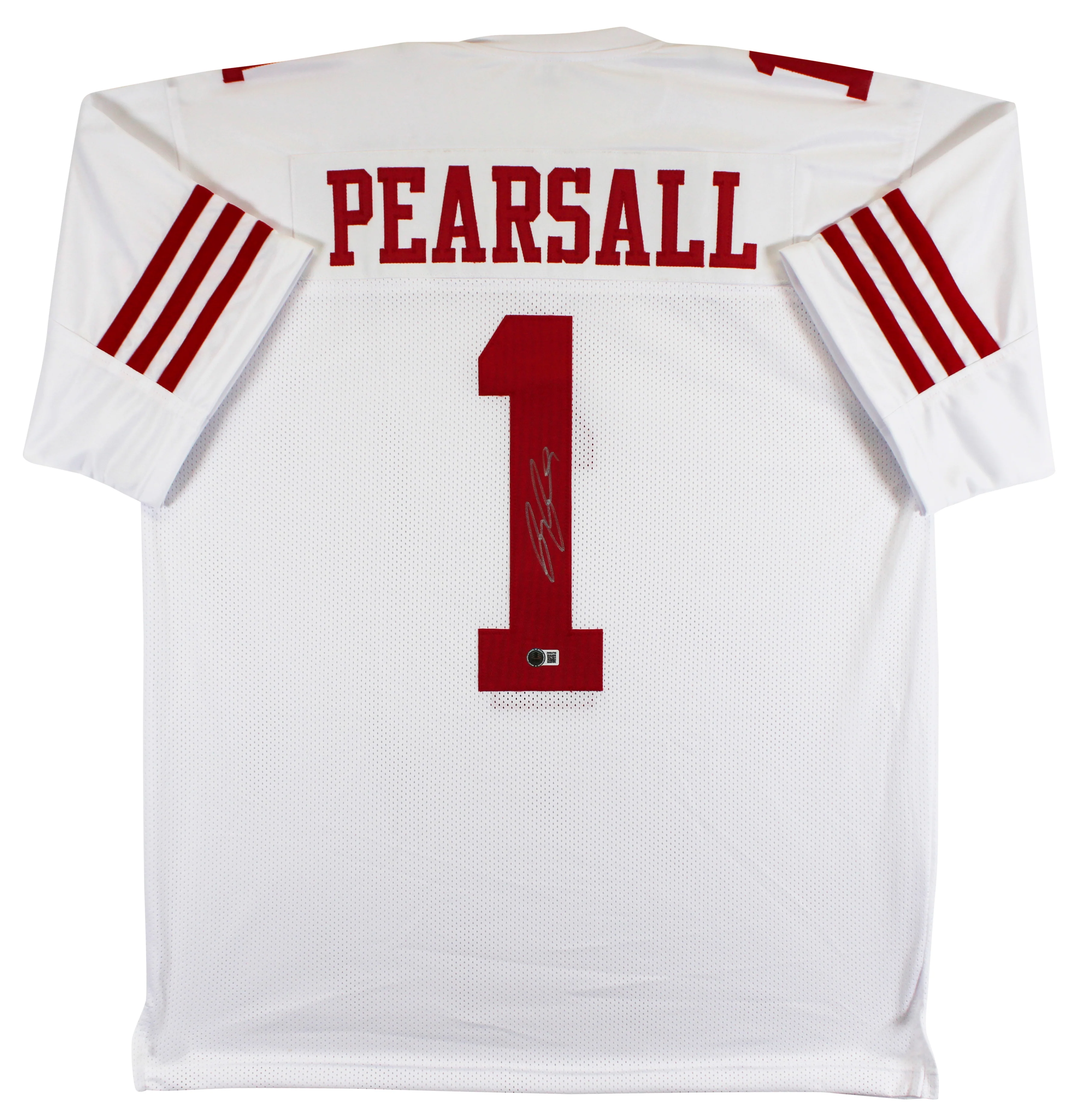 Ricky Pearsall Authentic Signed White Pro Style Jersey Autographed BAS Witnessed - Image 2