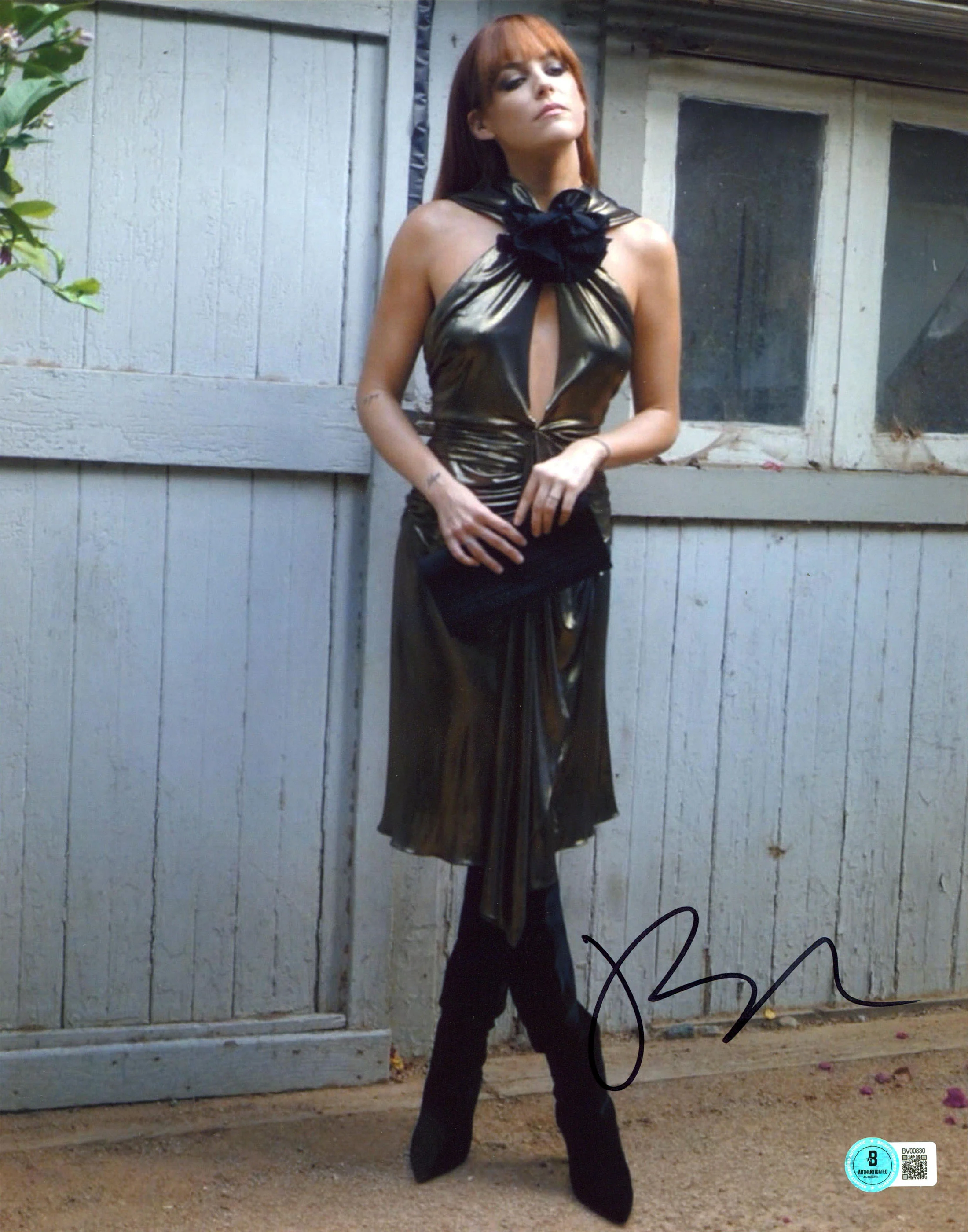Riley Keough Jay Kelly Authentic Signed 11x14 Vertical Photo BAS #BV00830 - Image 2