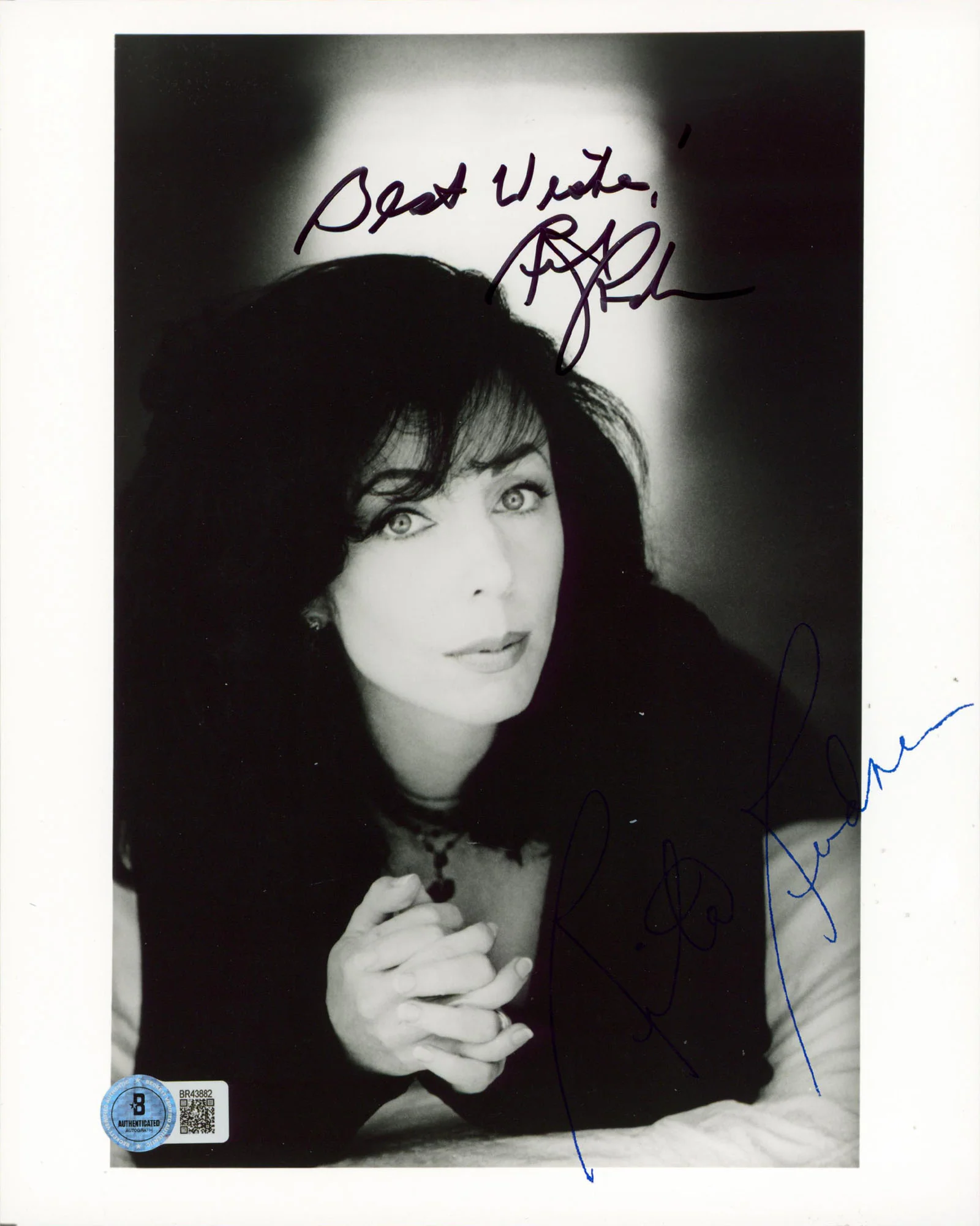 Rita Rudner Comedian & Actor "Best Wishes!" 2x Signed 8x10 Photo BAS BR43882