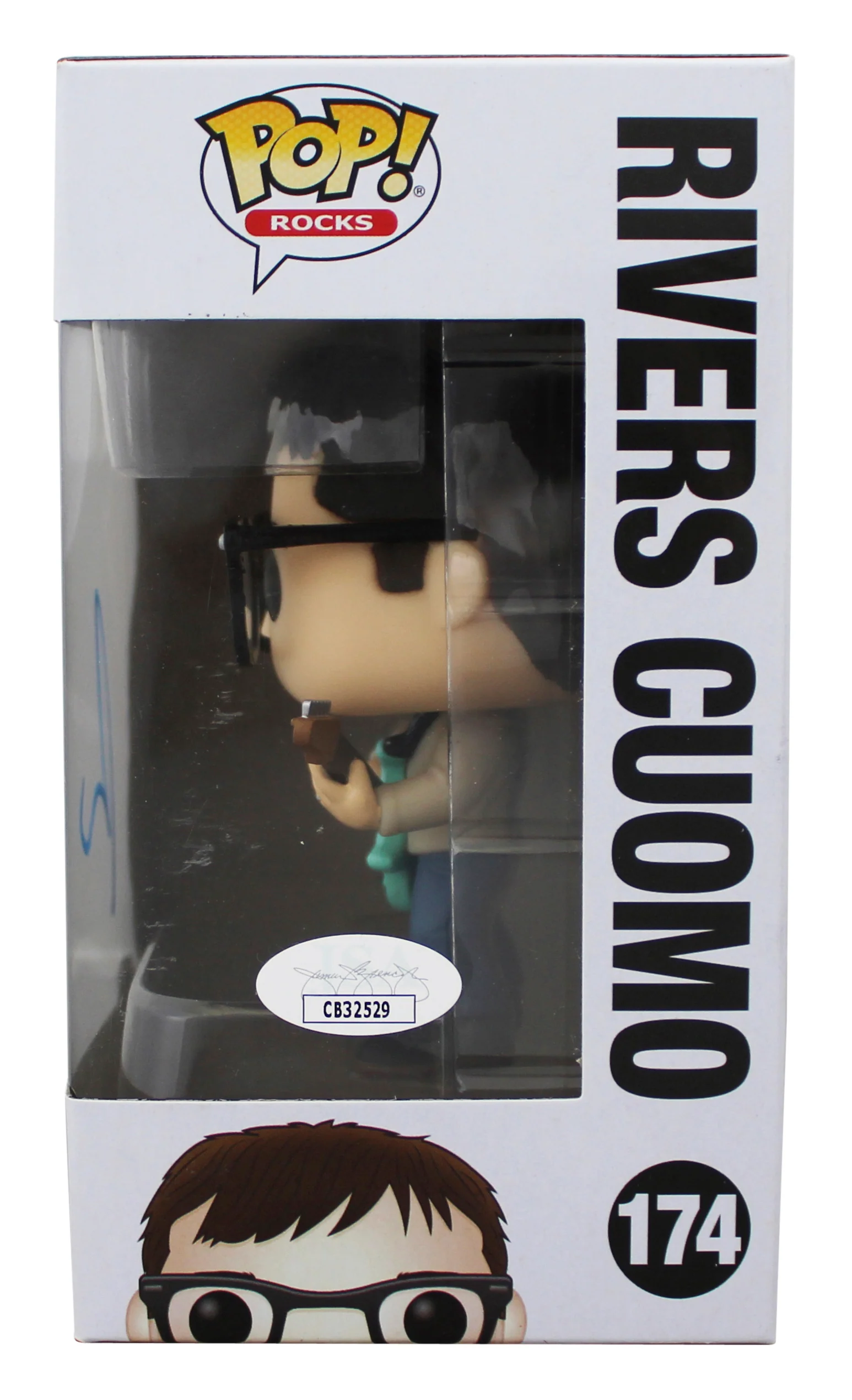 Rivers Cuomo Weezer Authentic Signed #174 Funko Pop Vinyl Figure JSA #CB32529 - Image 4