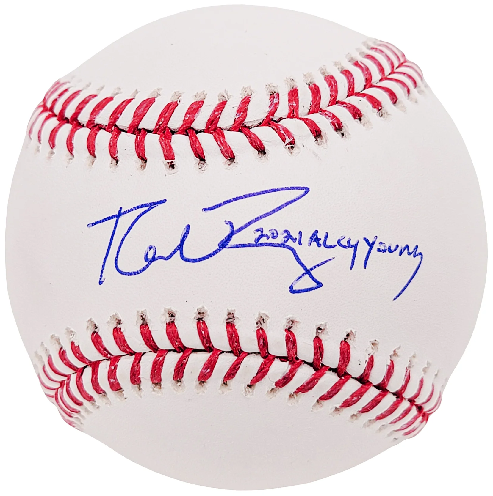 Robbie Ray Autographed Official MLB Baseball San Francisco Giants "2021 AL Cy Young" Beckett BAS QR Stock #205862 - Image 2