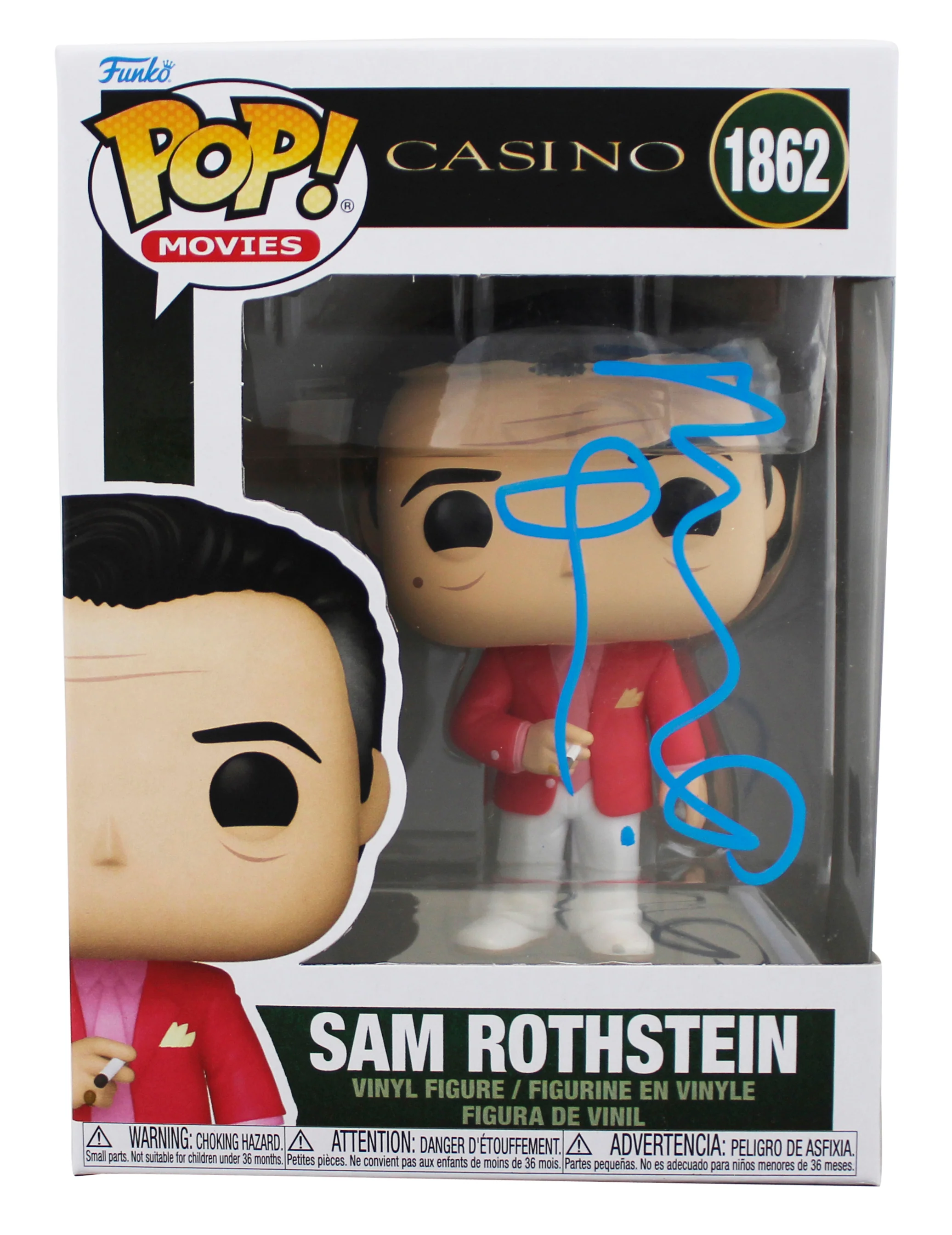 Robert De Niro Casino Signed Sam Rothstein #1862 Funko Pop Figure BAS #BS77075 - Image 2