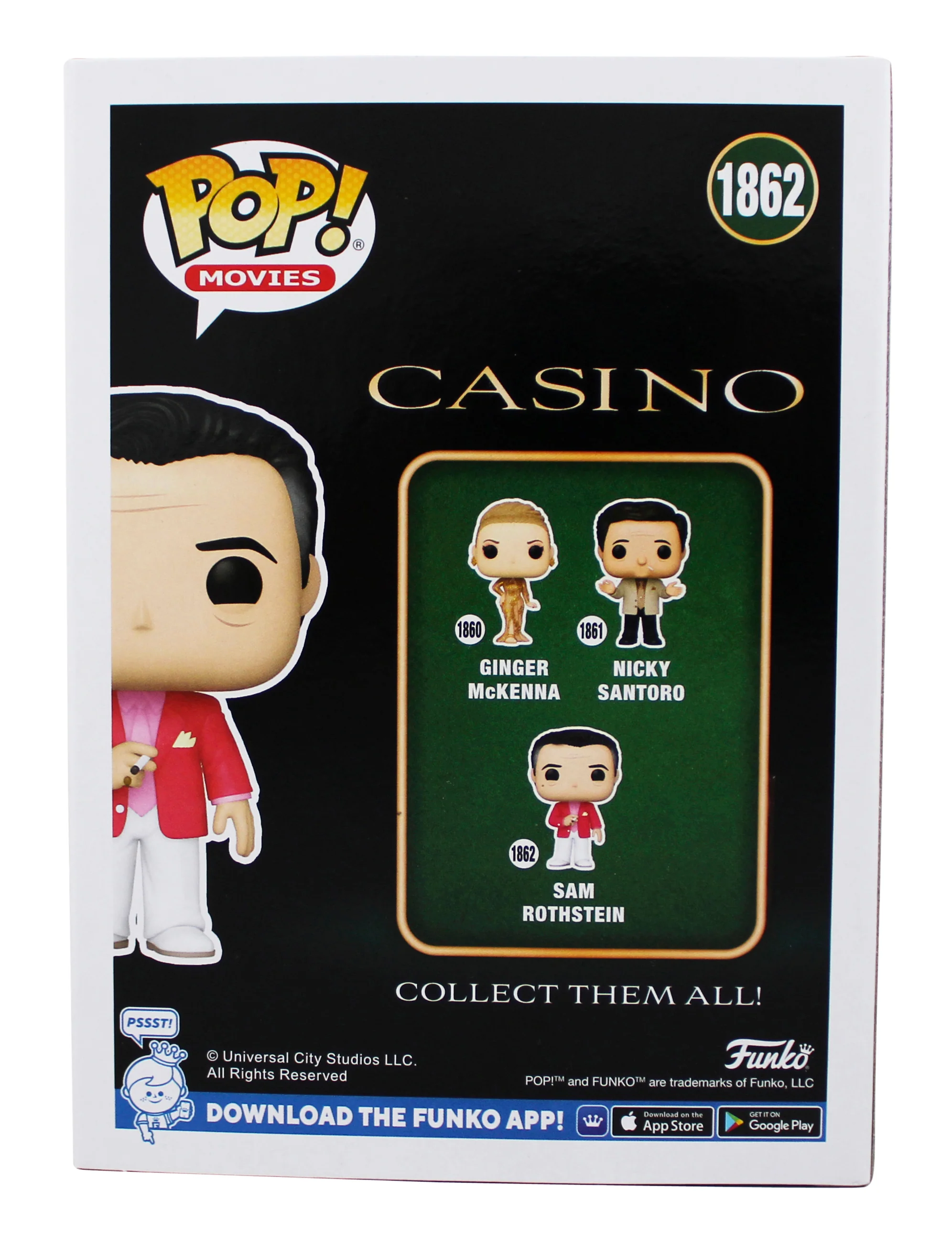 Robert De Niro Casino Signed Sam Rothstein #1862 Funko Pop Figure BAS #BS77075 - Image 5