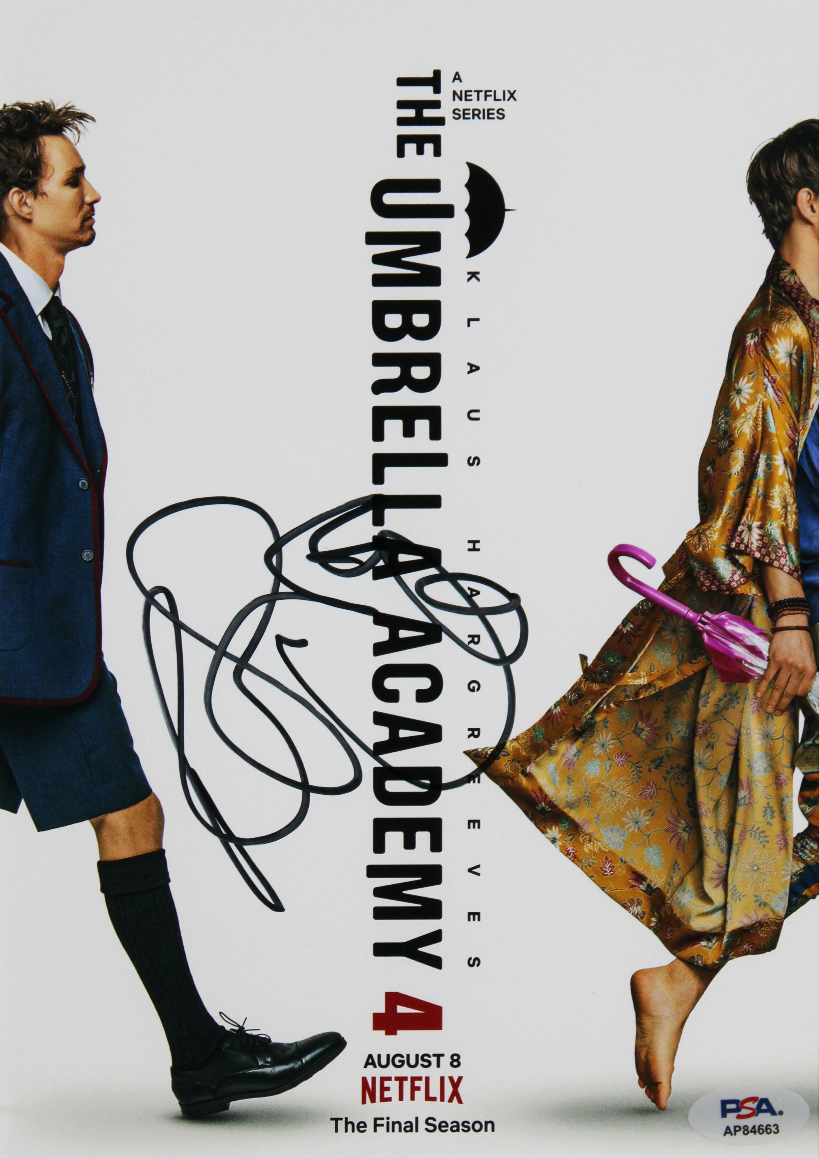 Robert Sheehan The Umbrella Academy Signed 8x10 Framed Photo PSA/DNA #AP84663 - Image 3