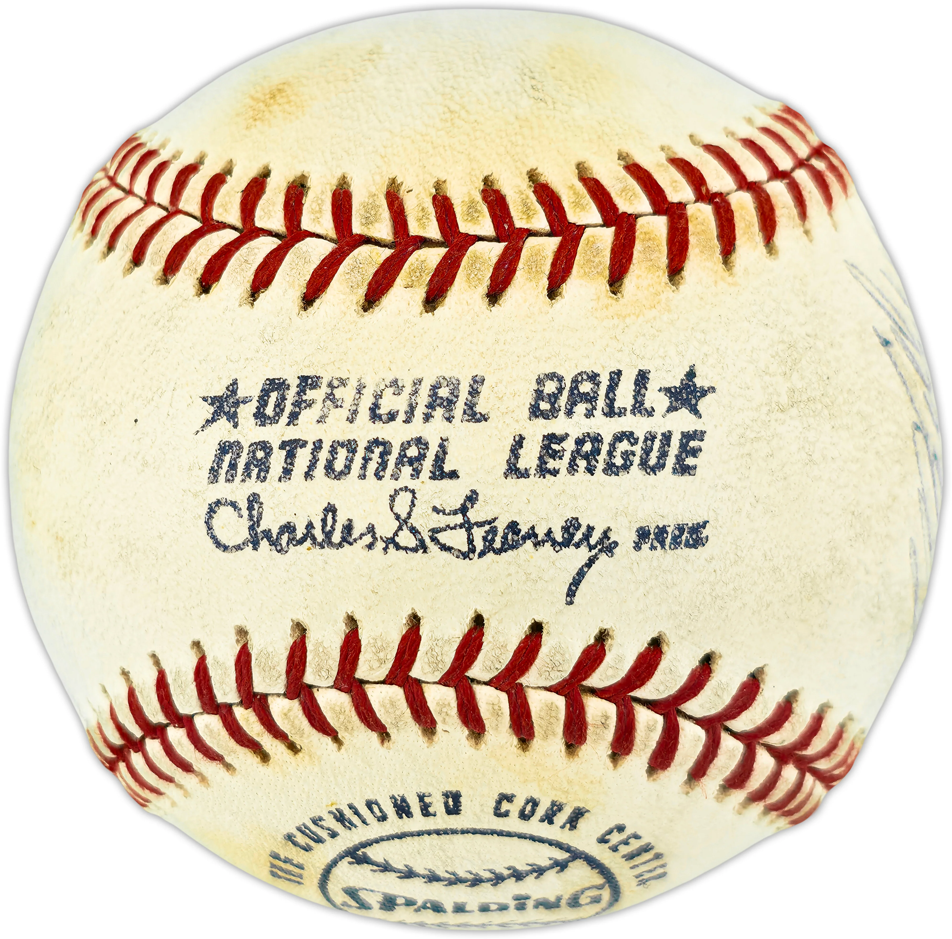 Roberto Clemente Autographed Official Feeney NL Baseball Pittsburgh Pirates "To Bill Best Wishes" Beckett BAS & PSA/DNA #AR07327 - Image 3