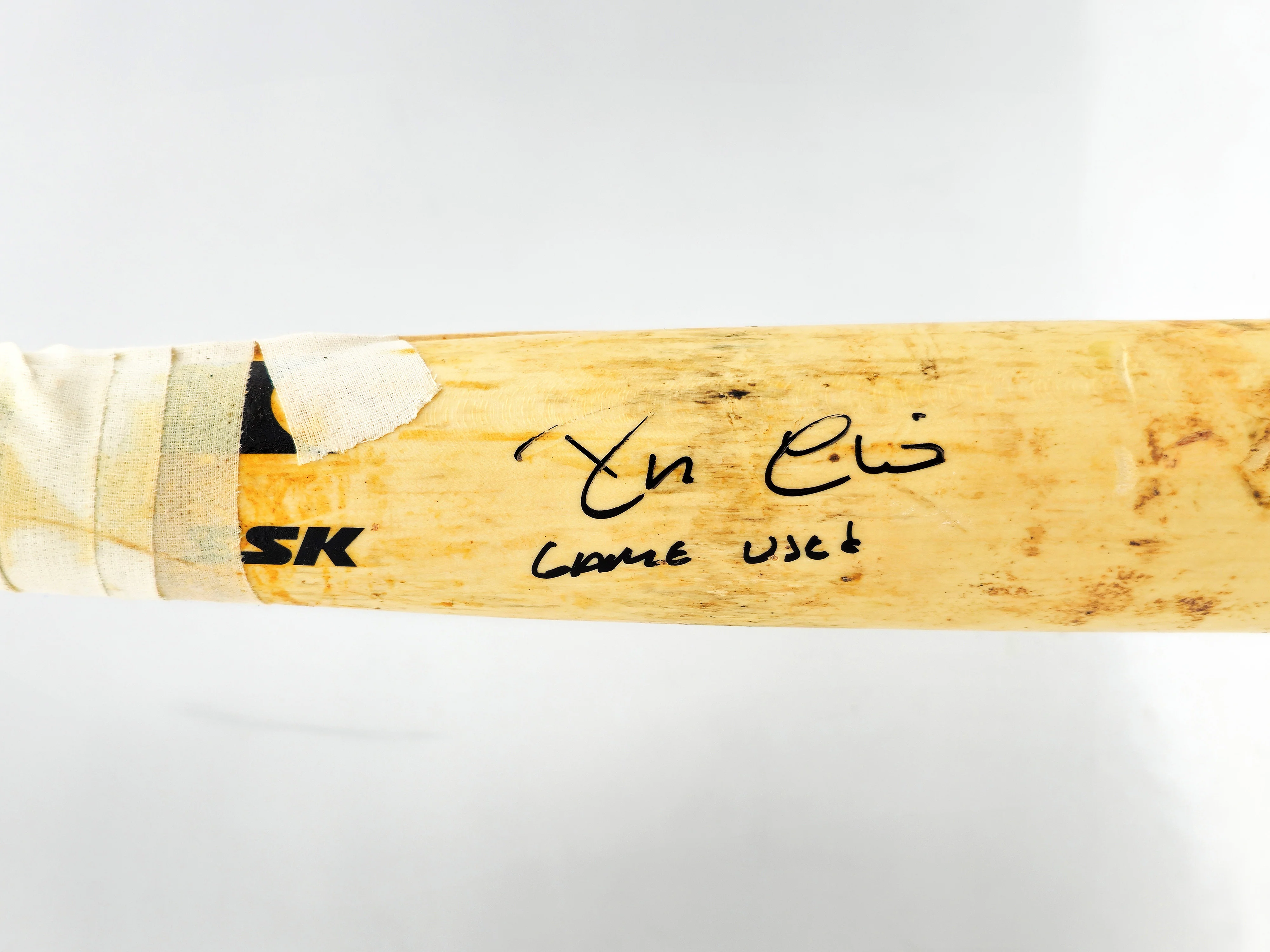 Robinson Cano Autographed Game Used Blonde SSK Baseball Bat New York Yankees "Game Used" (Taped) PSA/DNA #6A93975 - Image 3