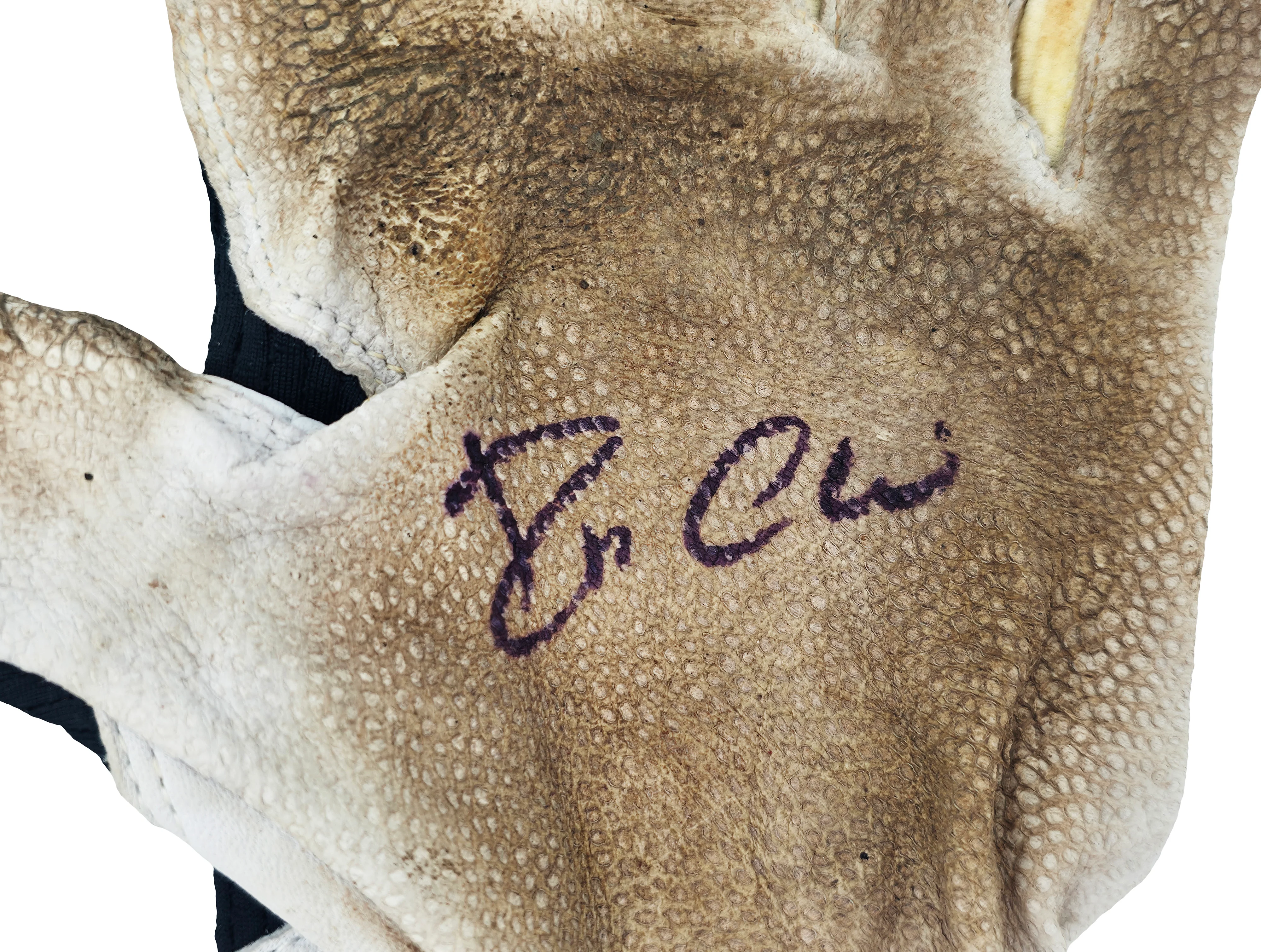 Robinson Cano Autographed Pair of Game Used White & Black Nike Batting Gloves New York Yankees PSA/DNA Stock #239112 - Image 3