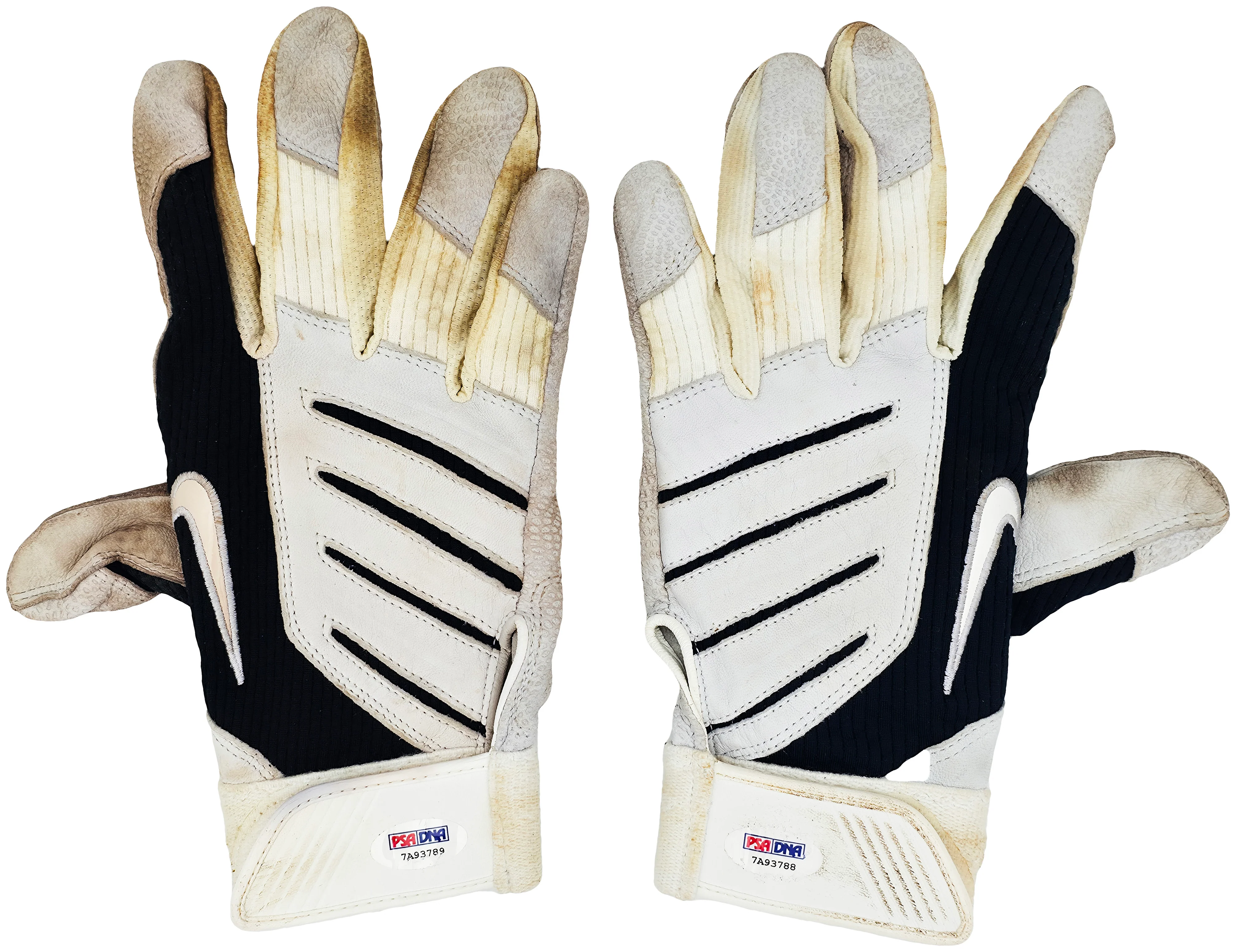 Robinson Cano Autographed Pair of Game Used White & Black Nike Batting Gloves New York Yankees PSA/DNA Stock #239112 - Image 5