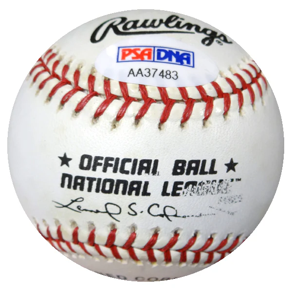 Rocky Bridges Autographed Official NL Baseball Brooklyn Dodgers, Detroit Tigers PSA/DNA #AA37483 - Image 2