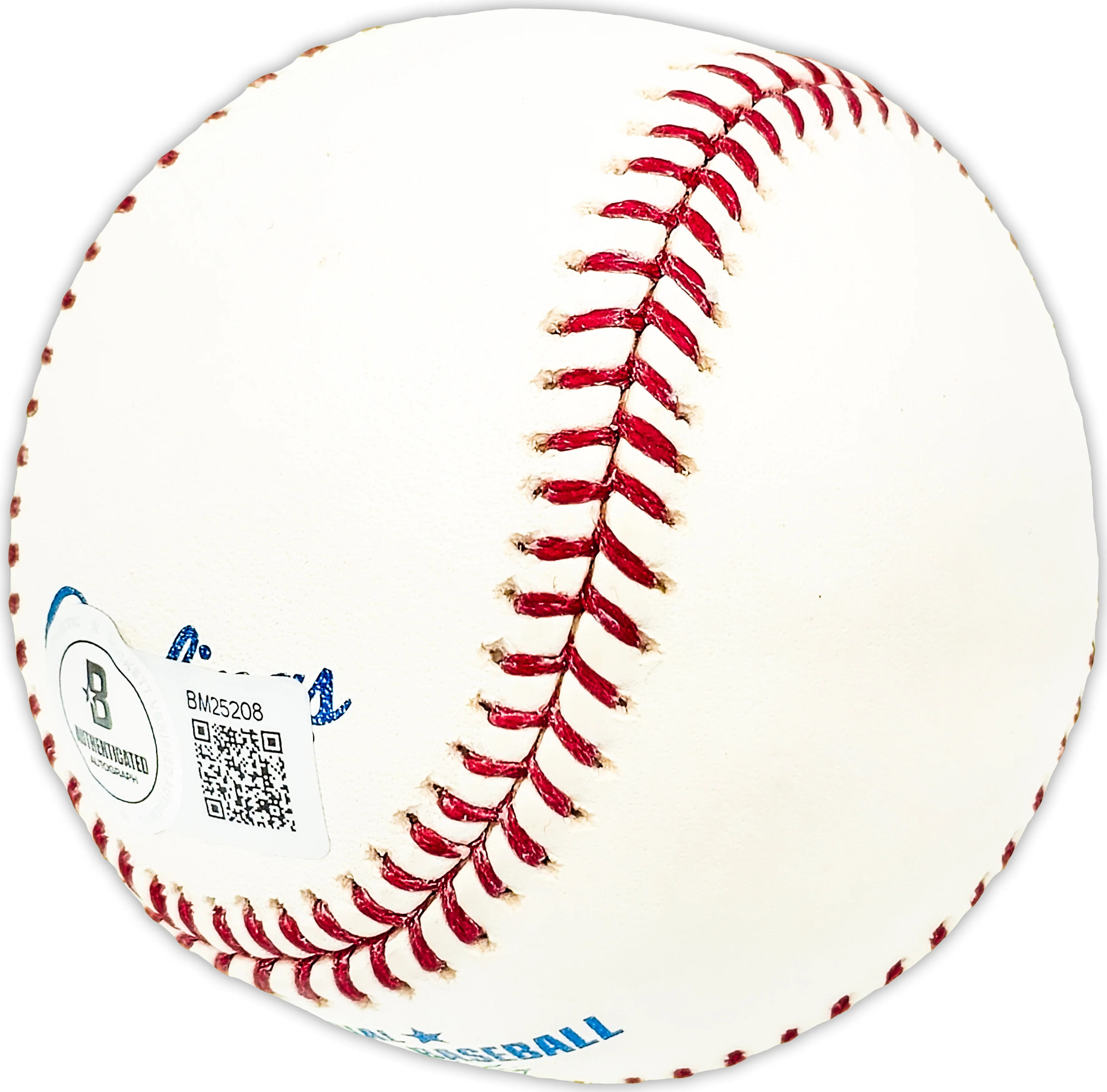 Rocky Bridges Autographed Official MLB Baseball Brooklyn Dodgers "Brooklyn Dodgers 51-52" Beckett BAS QR #BM25208 - Image 3