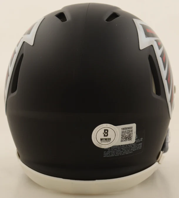 Roddy White Signed Atlanta Falcons Speed Mini Helmet - Beckett - Image 2