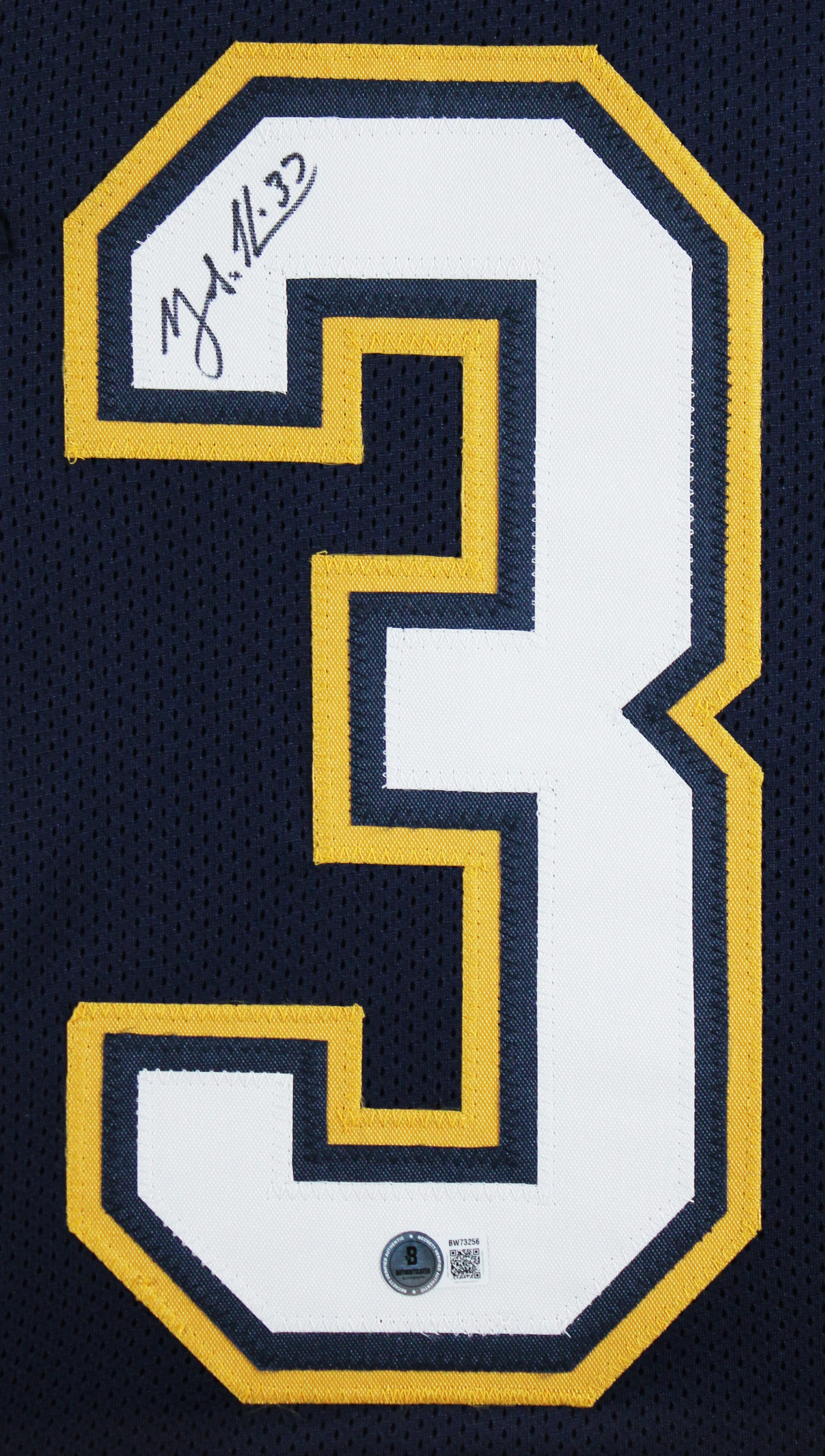 Rodney Harrison Authentic Signed Navy Blue Pro Style Framed Jersey BAS - Image 3