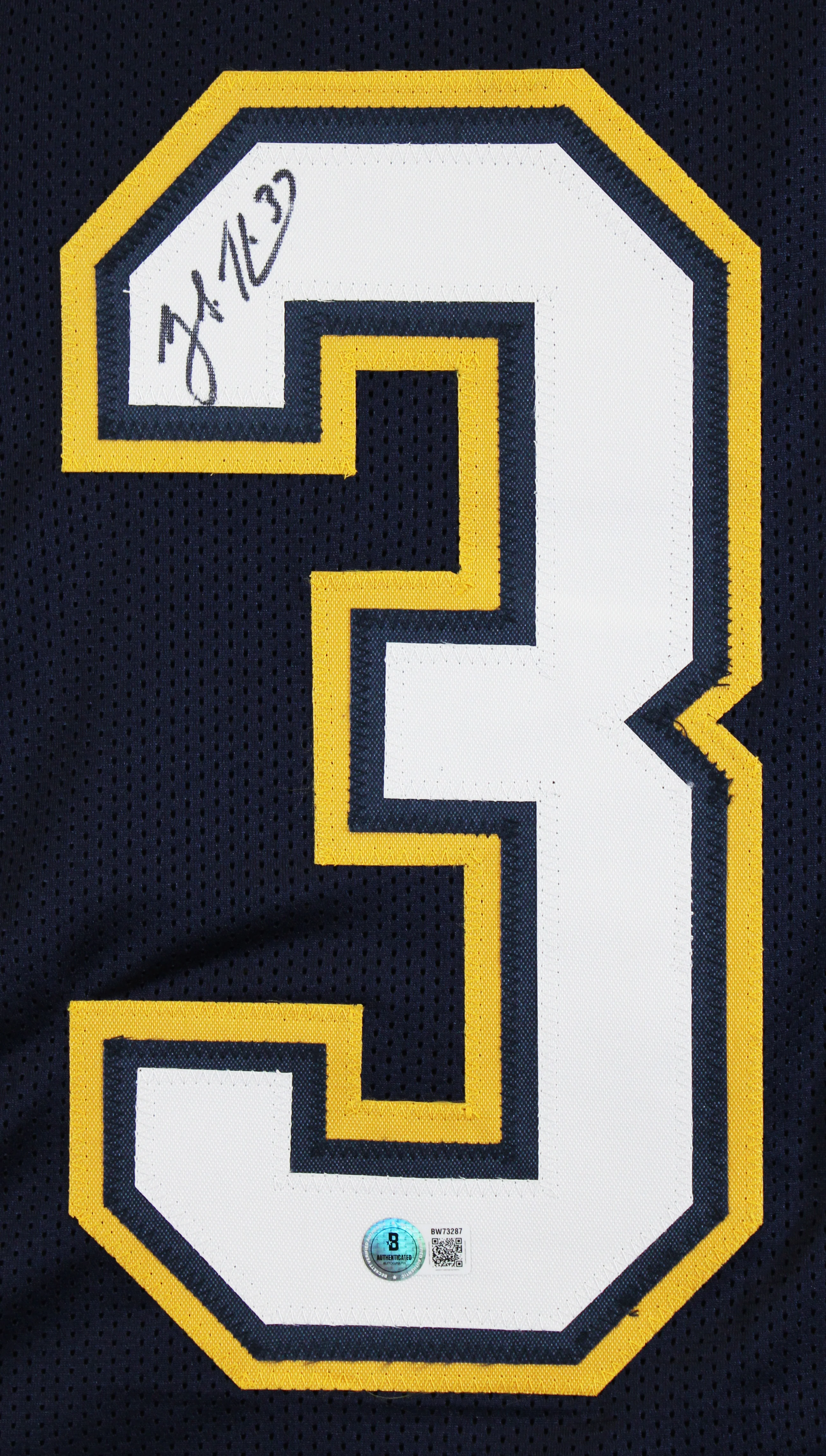 Rodney Harrison Authentic Signed Navy Blue Pro Style Jersey Autographed BAS - Image 3