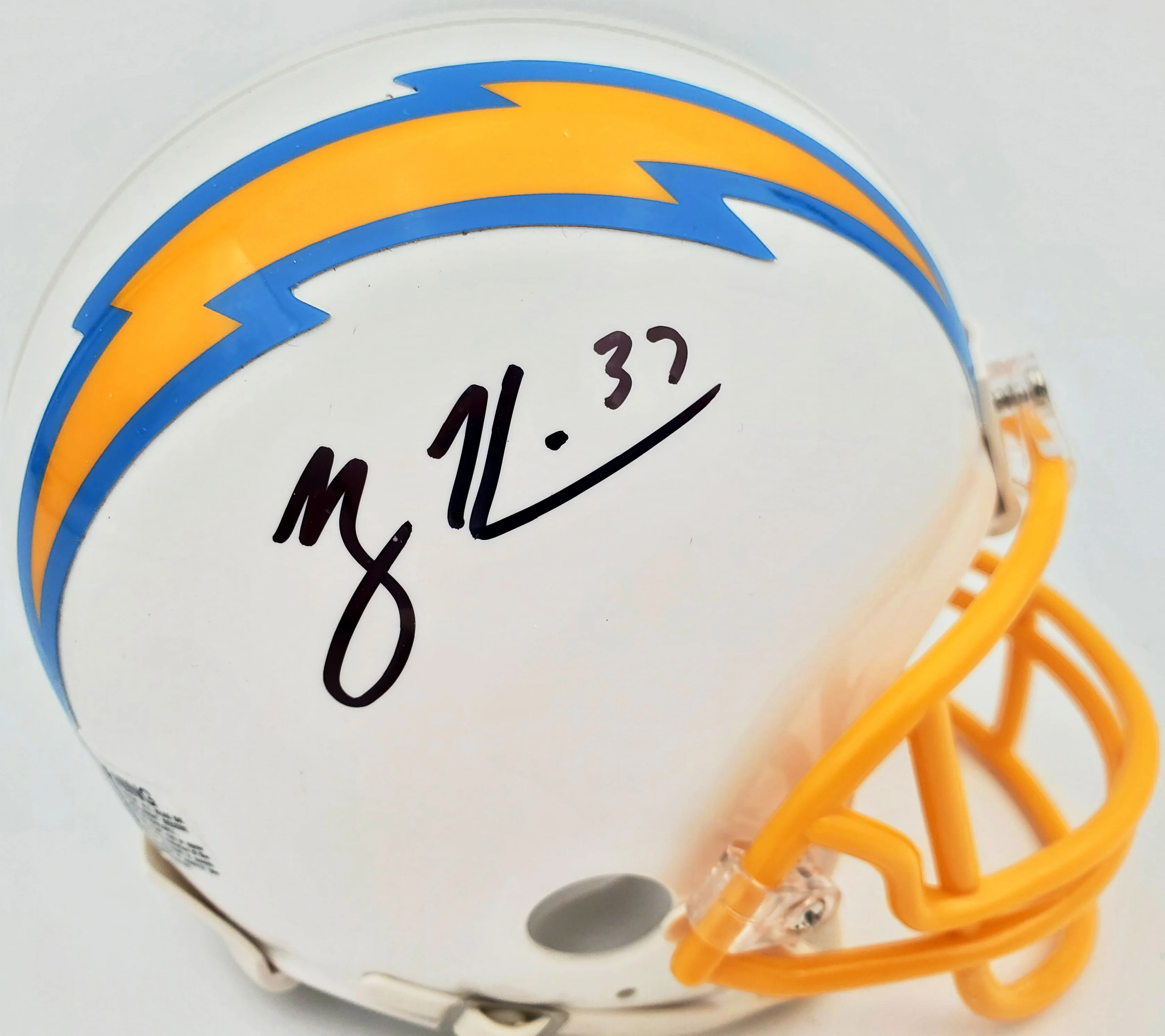 Rodney Harrison Autographed San Diego Chargers White Mini Helmet Beckett BAS QR Stock #193942 - Image 2