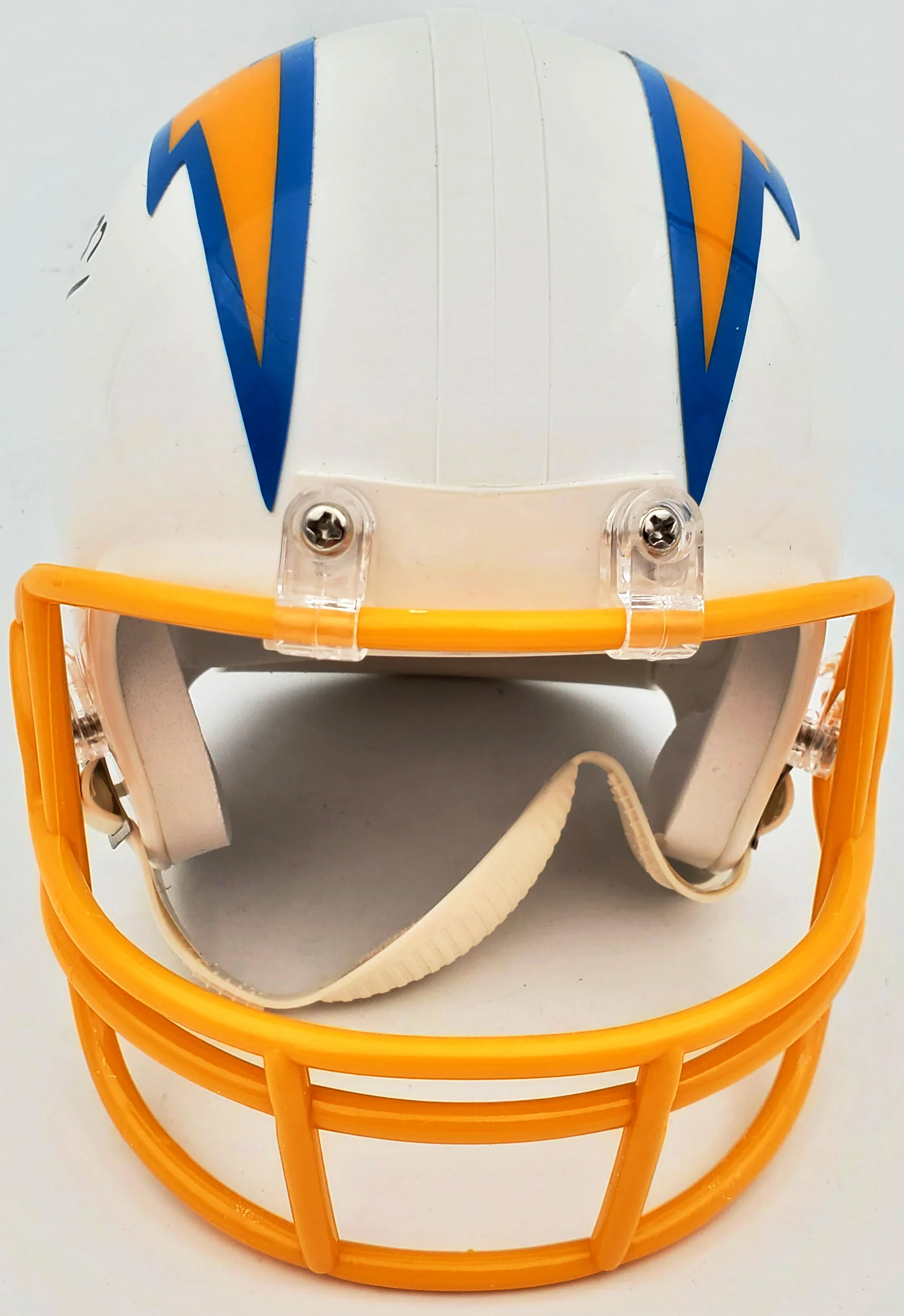 Rodney Harrison Autographed San Diego Chargers White Mini Helmet Beckett BAS QR Stock #193942 - Image 5