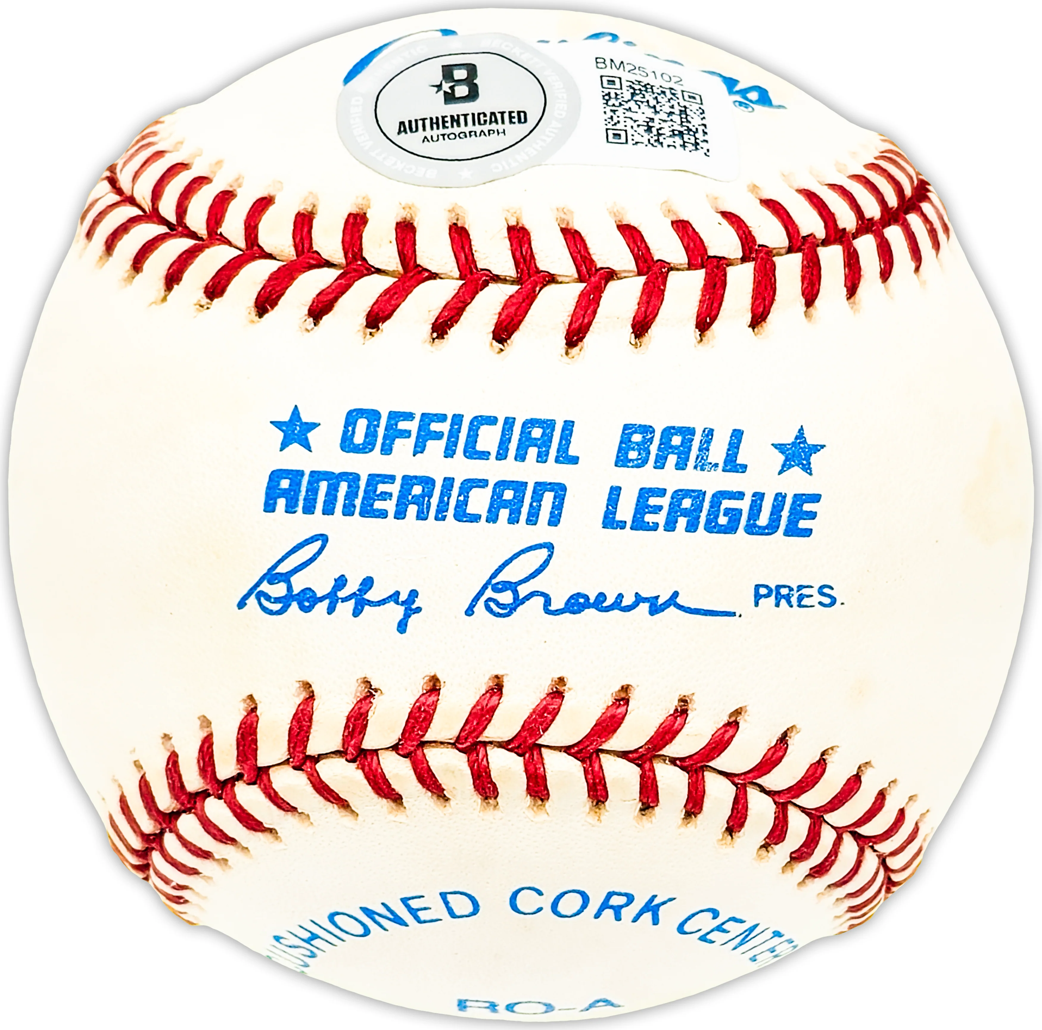 Rodolfo Arias Autographed Official AL Baseball Chicago White Sox Beckett BAS QR #BM25102 - Image 2