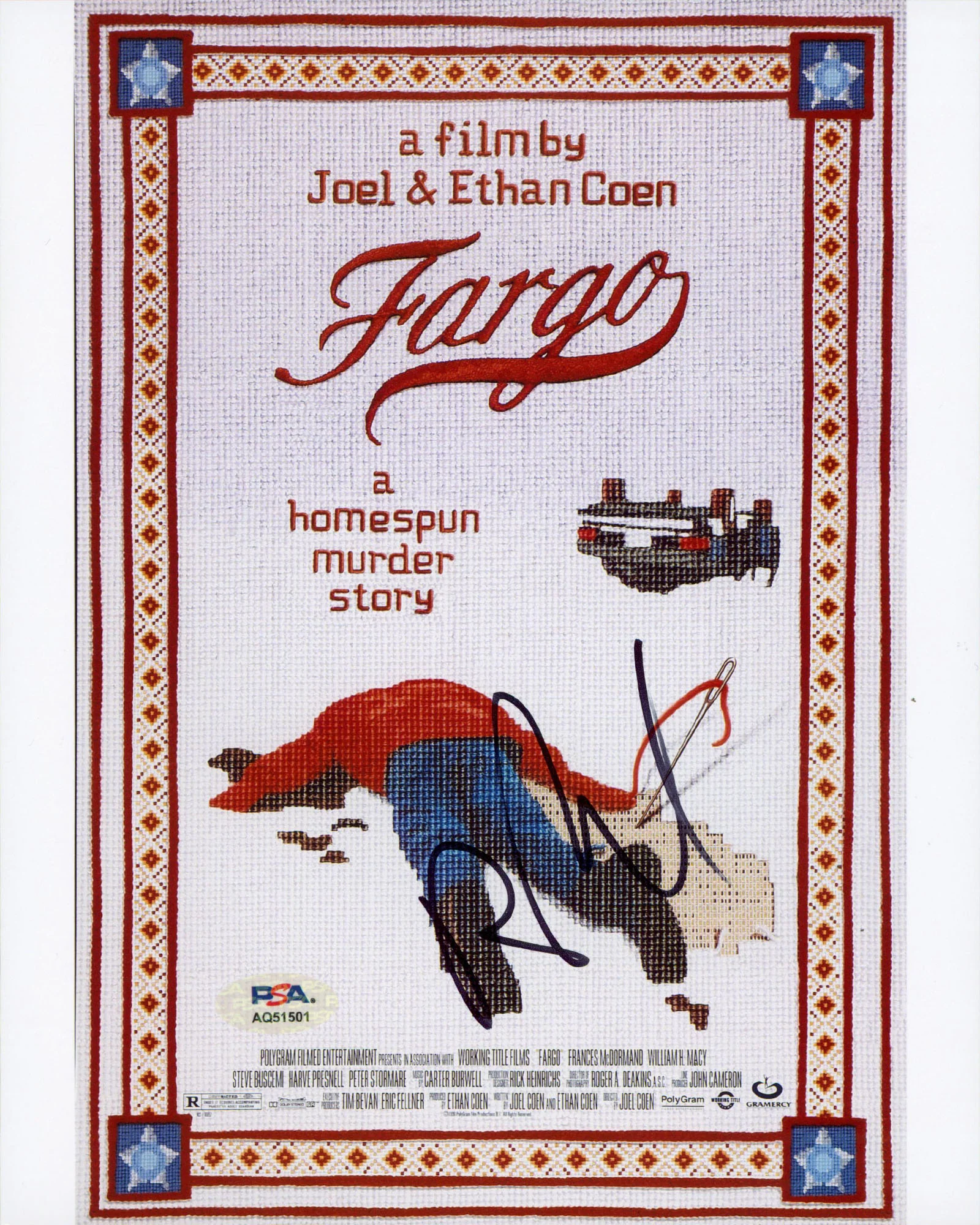 Roger Deakins Fargo Authentic Signed 8x10 Vertical Photo PSA/DNA #AQ51501 - Image 2