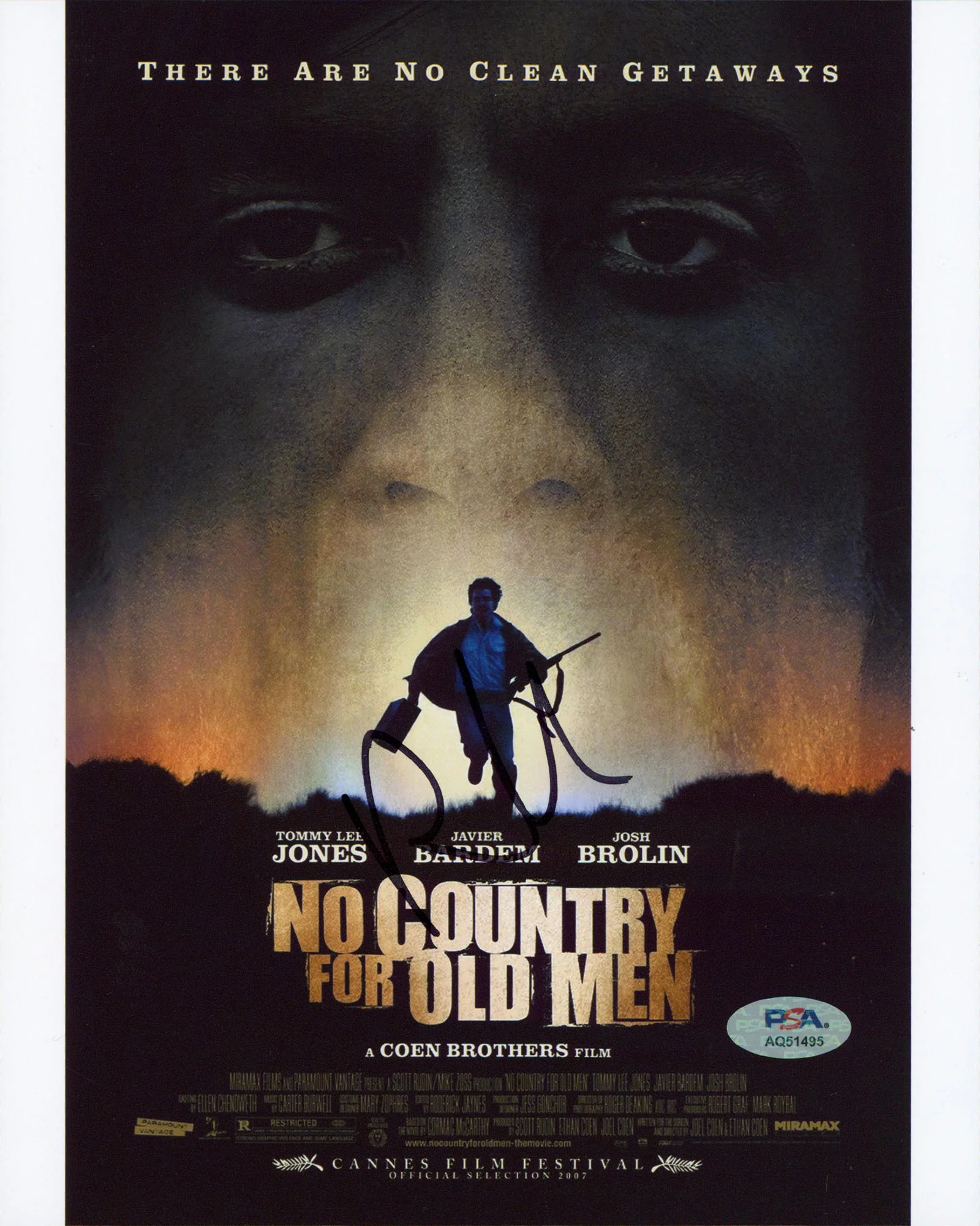 Roger Deakins No Country For Old Men Authentic Signed 8x10 Photo PSA/DNA AQ51495