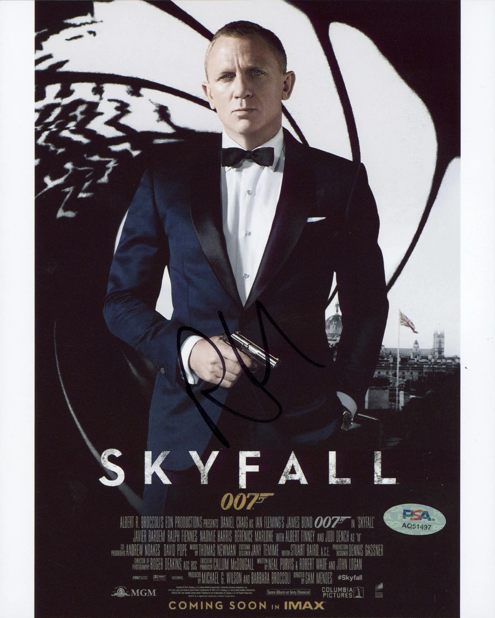 Roger Deakins Skyfall Authentic Signed 8x10 Vertical Photo PSA/DNA #AQ51497 - Image 2