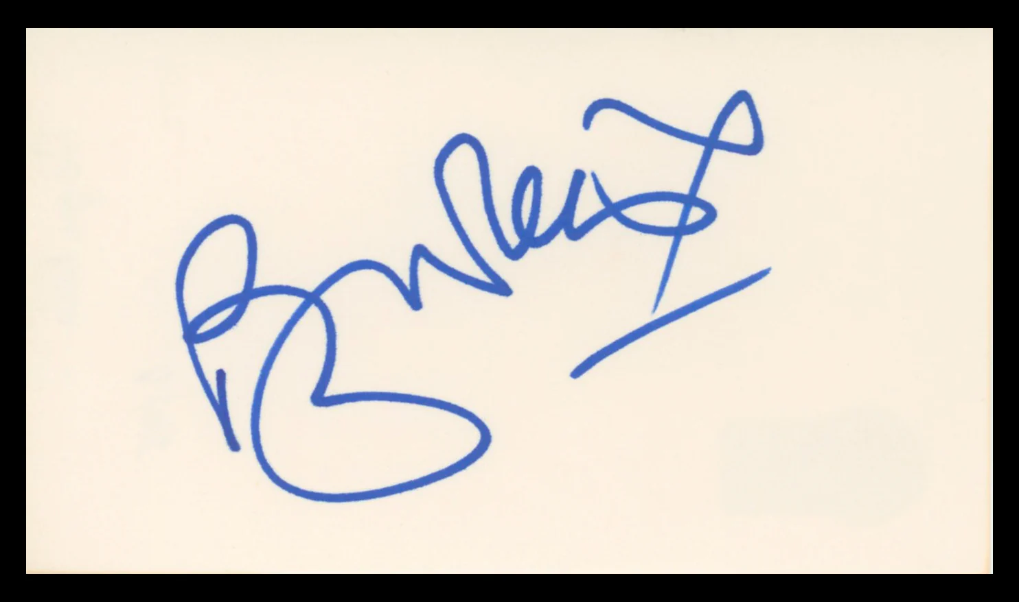Roger Rees Cheers Authentic Signed 3x5 Index Card Autographed BAS #BV02142 - Image 2