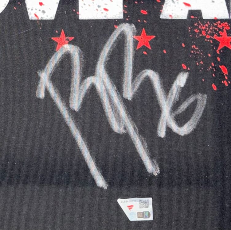Roman Reigns Signed Framed WWE Family Above All T-Shirt Fanatics - Image 2