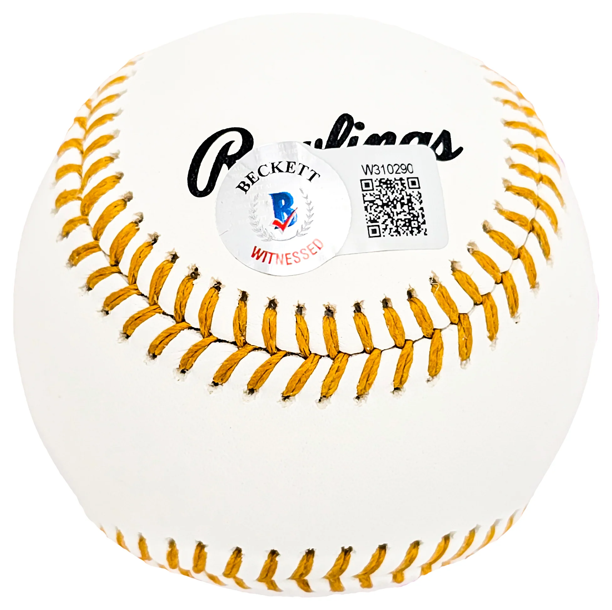 Ron Guidry Autographed Official Gold Glove Logo Baseball New York Yankees "5x Gold Glove" Beckett BAS Witness Stock #212251 - Image 4