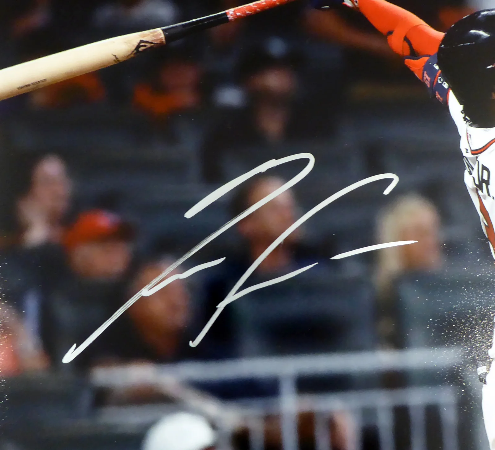 Ronald Acuna Jr. Autographed 16x20 Photo Atlanta Braves Beckett BAS Stock #181322 - Image 2
