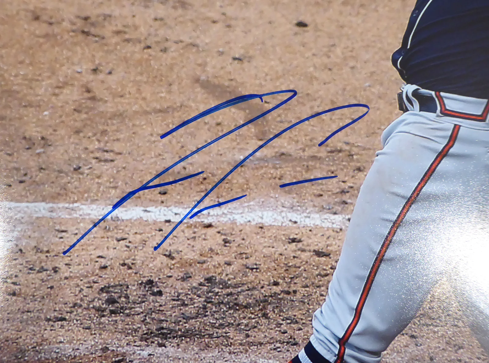 Ronald Acuna Jr. Autographed 16x20 Photo Atlanta Braves Beckett BAS Stock #181323 - Image 2