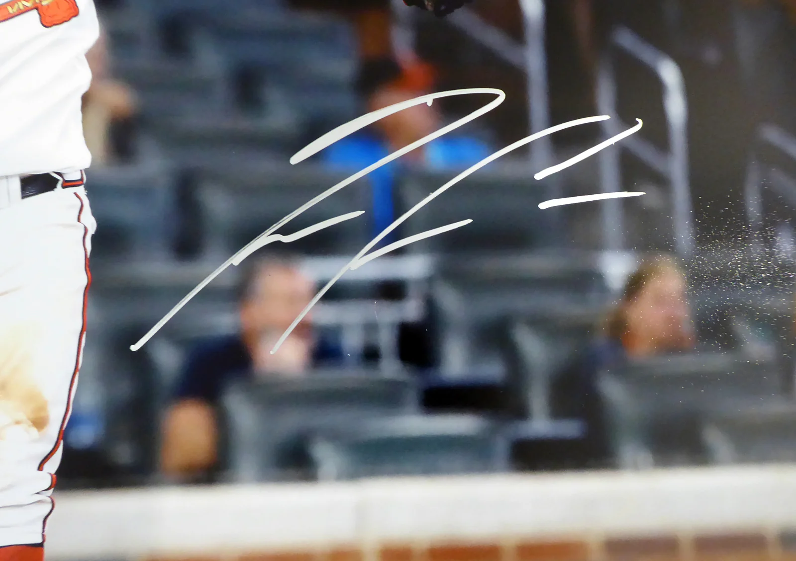 Ronald Acuna Jr. Autographed 16x20 Photo Atlanta Braves Beckett BAS Stock #181327 - Image 2