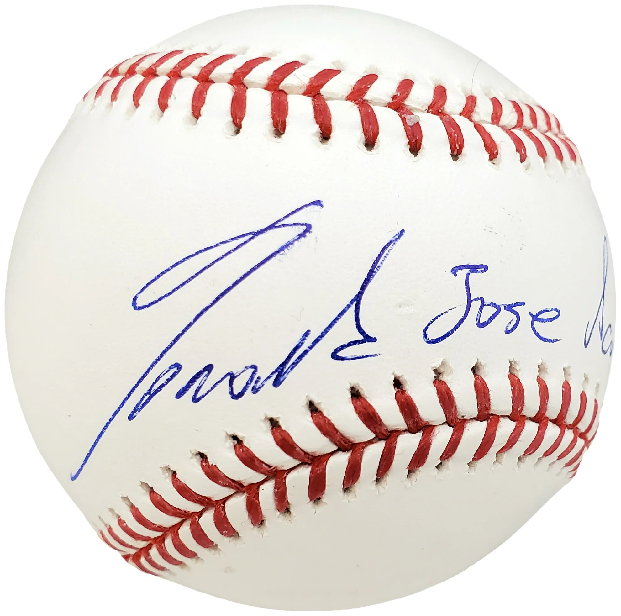 Ronald Acuna Jr. Autographed Official MLB Baseball Atlanta Braves Full Name Beckett BAS Stock #185593 - Image 2