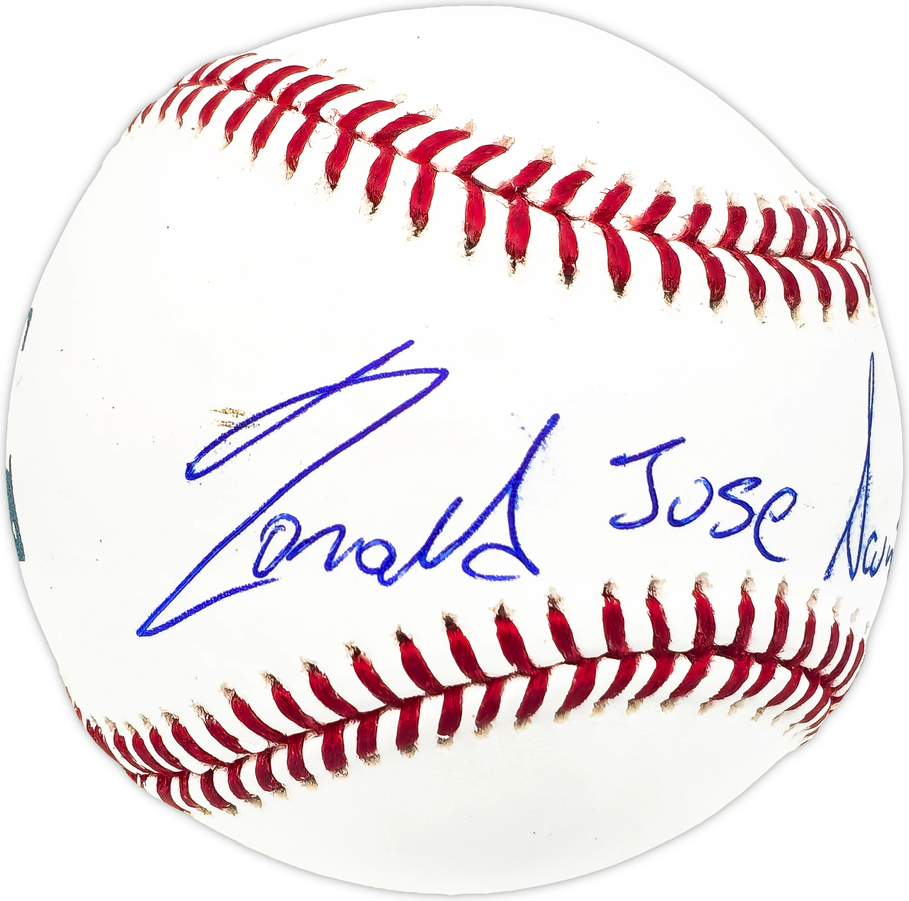 Ronald Acuna Jr. Autographed Official MLB Baseball Atlanta Braves Full Name Beckett BAS #Y60690 - Image 2