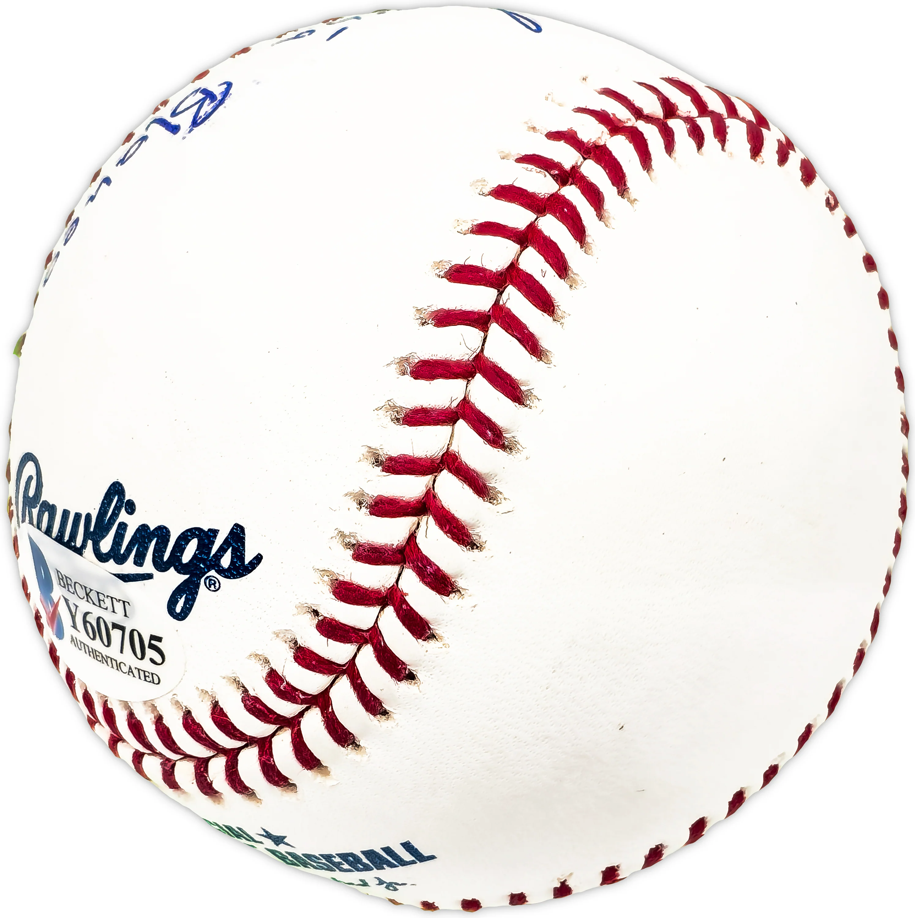 Ronald Acuna Jr. Autographed Official MLB Baseball Atlanta Braves Full Name Beckett BAS #Y60705 - Image 5