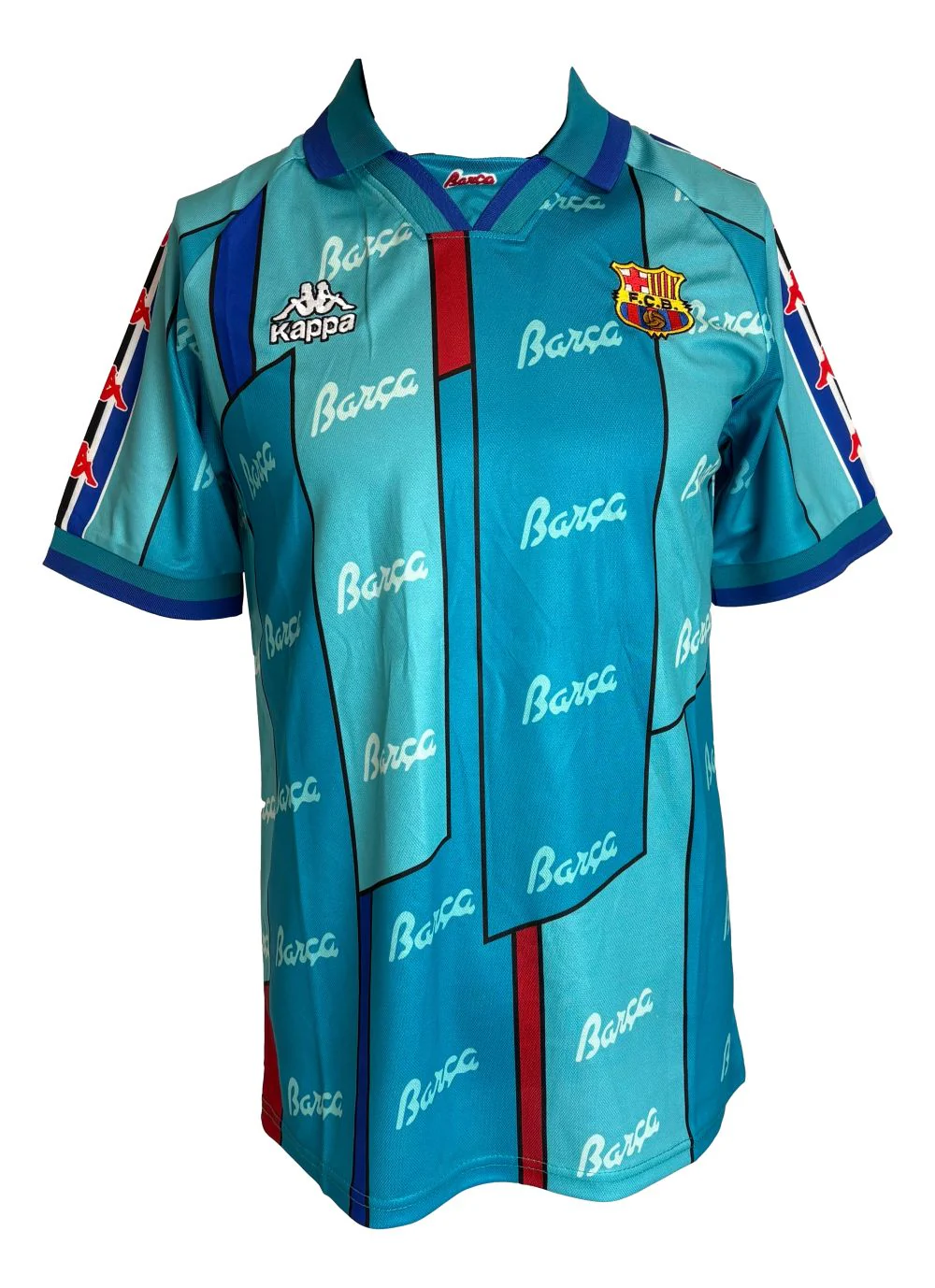 Ronaldo Signed Barcelona Kappa Soccer Jersey BAS - Image 3