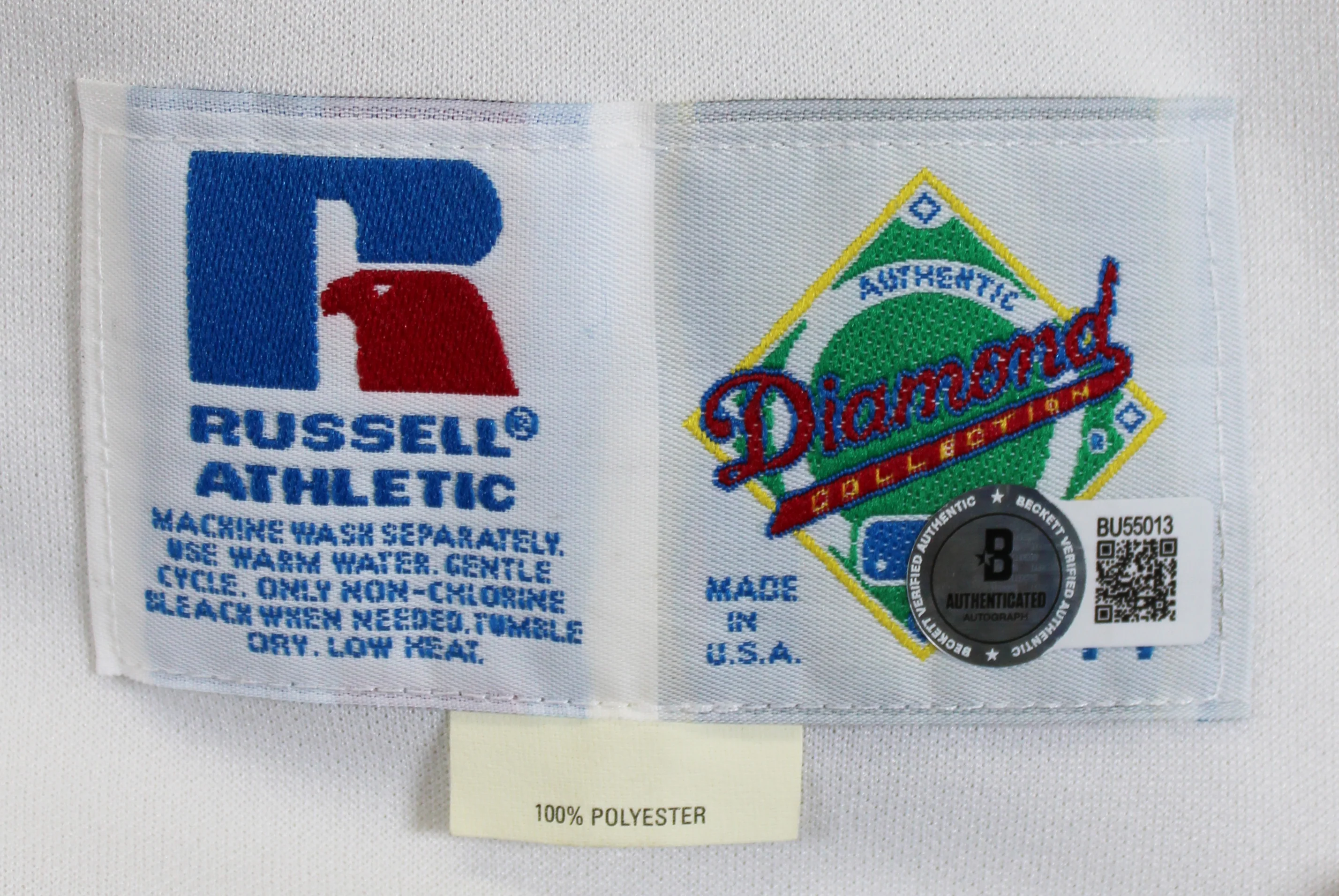Royals George Brett Authentic Signed White Russell Athletic Jersey BAS #BU55013 - Image 5