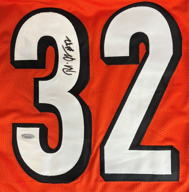 Rudi Johnson Cincinnati Signed Orange Football Jersey Tristar - Image 2