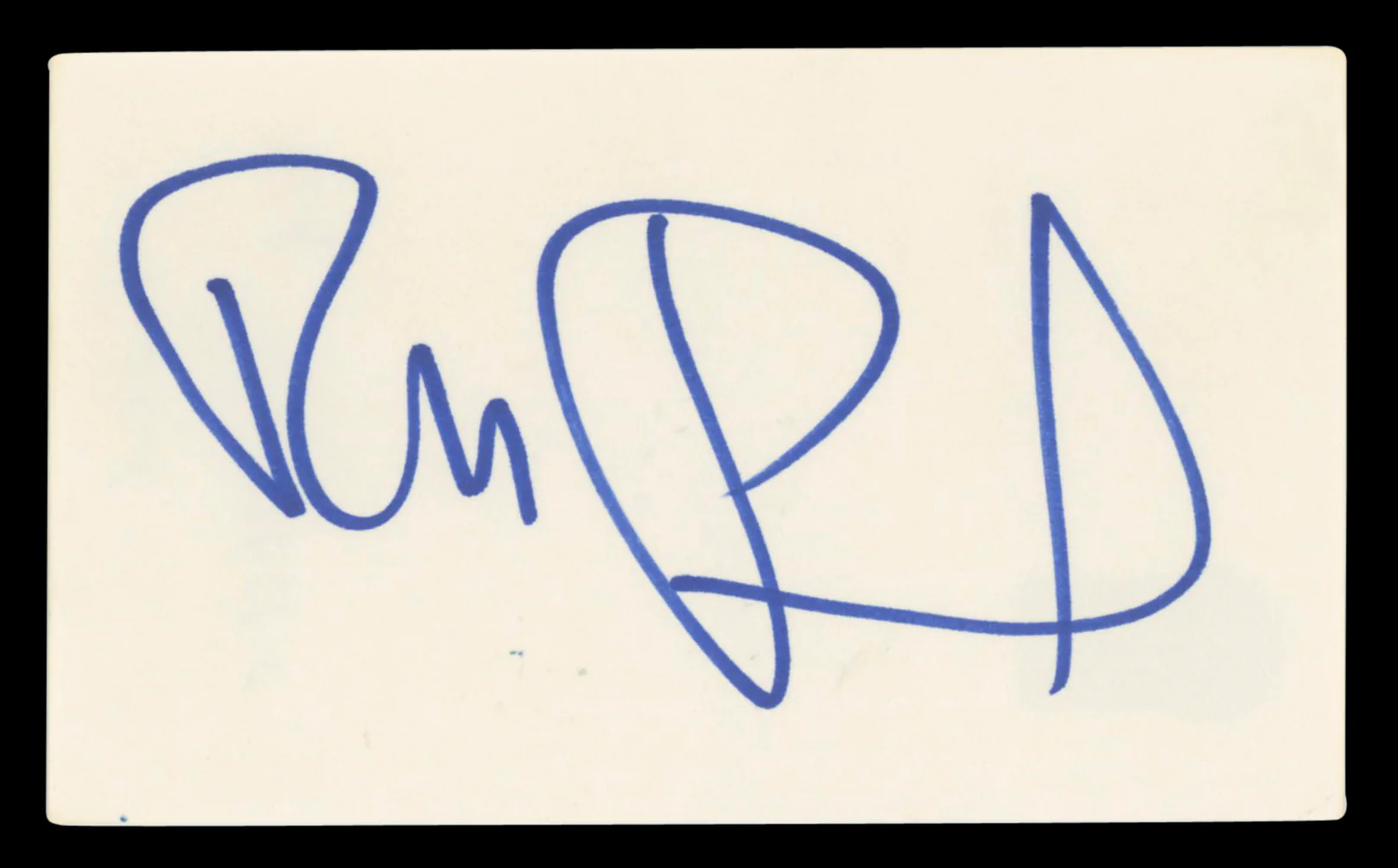 RuPaul RuPaul's Drag Race Authentic Signed 3x5 Index Card BAS #BV03475 - Image 2
