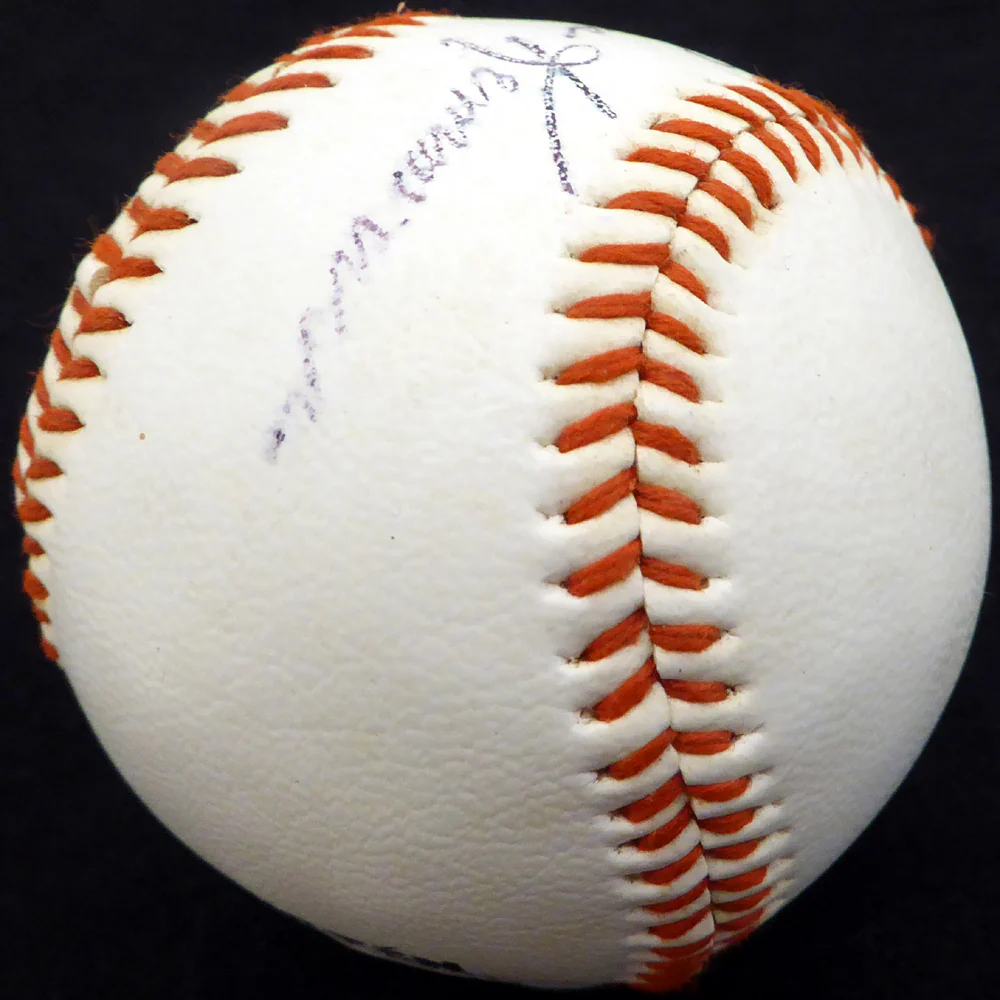 Russ Kemmerer Autographed League Baseball Boston Red Sox, Washington Senators Beckett BAS #E48276 - Image 3
