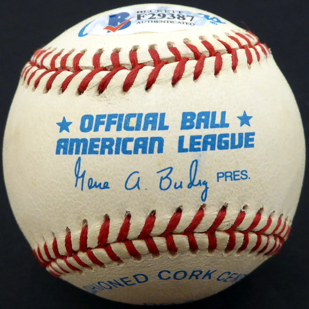 Russ Kemmerer Autographed Official AL Baseball Boston Red Sox, Washington Senators Beckett BAS #F29387 - Image 2