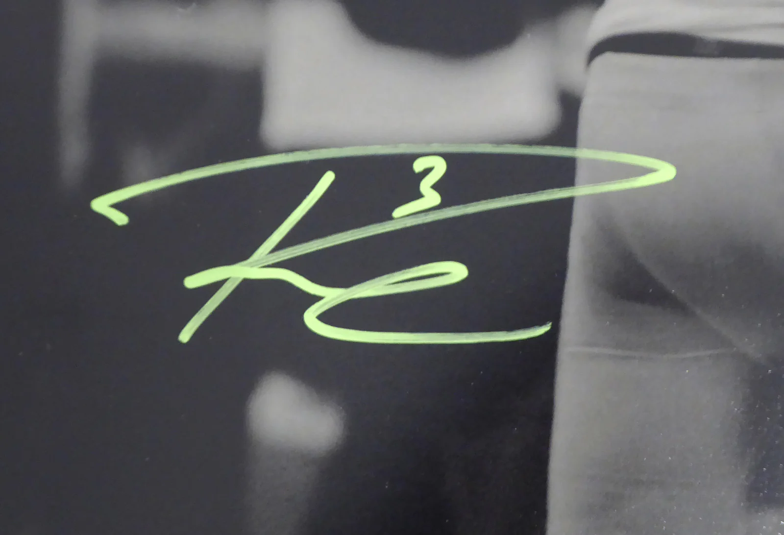 Russell Wilson Autographed 16x20 Photo Seattle Seahawks 2012 First Game Spotlight RW Holo Stock #159122 - Image 2