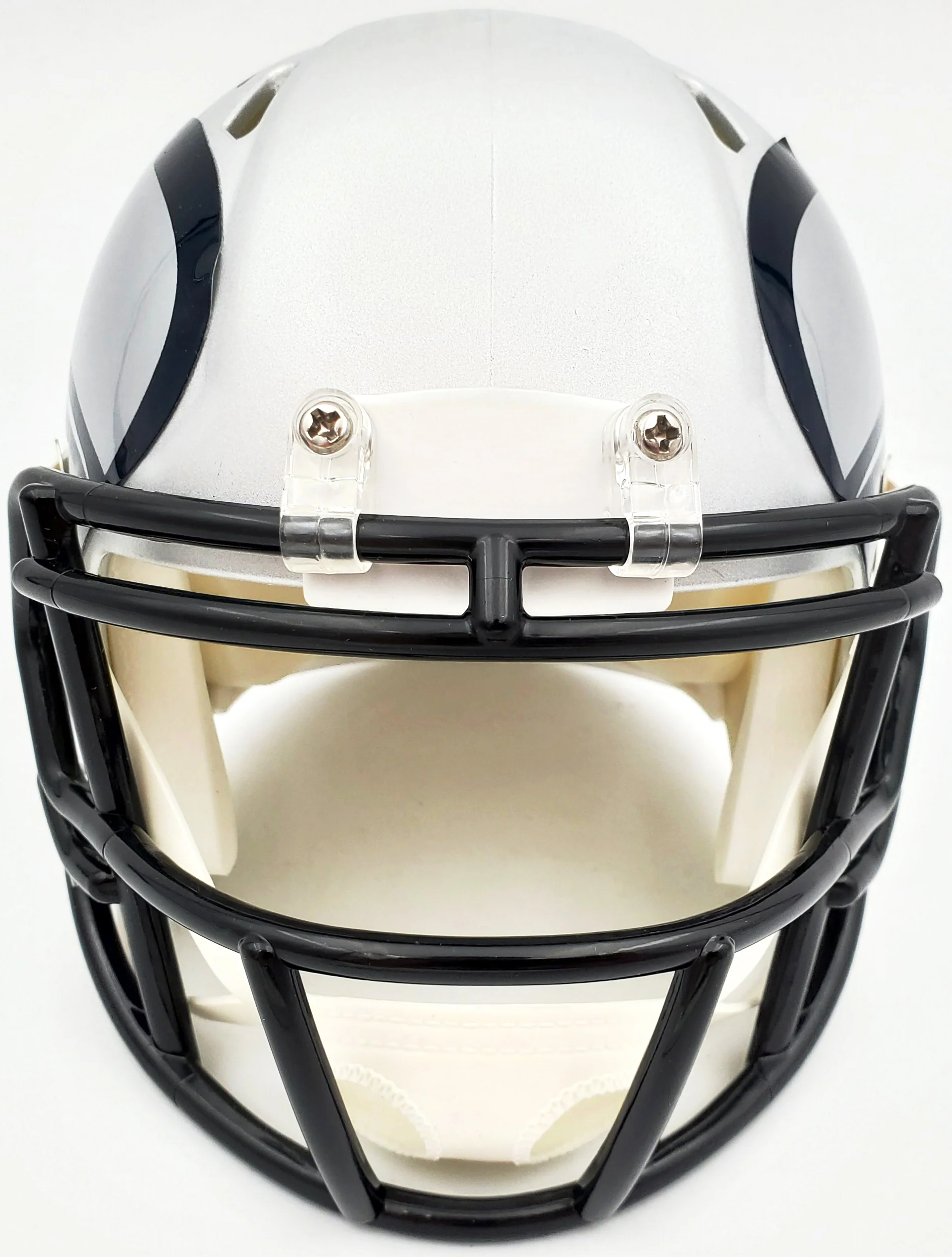 Russell Wilson Autographed AMP Seattle Seahawks Speed Mini Helmet In Black RW Holo Stock #179112 - Image 5