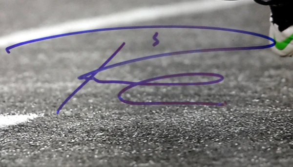 Russell Wilson Autographed Framed 16x20 Photo Seattle Seahawks Super Bowl RW Holo Stock #80882 - Image 3