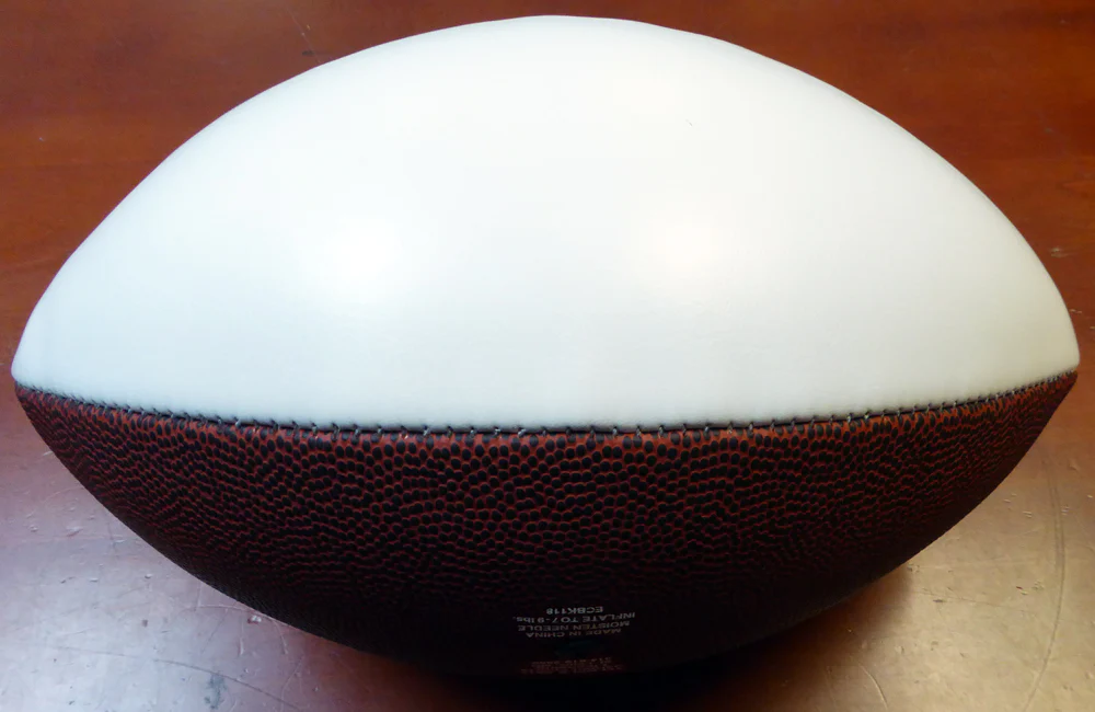 Russell Wilson Autographed White Logo Football Seattle Seahawks RW Holo Stock #105663 - Image 4