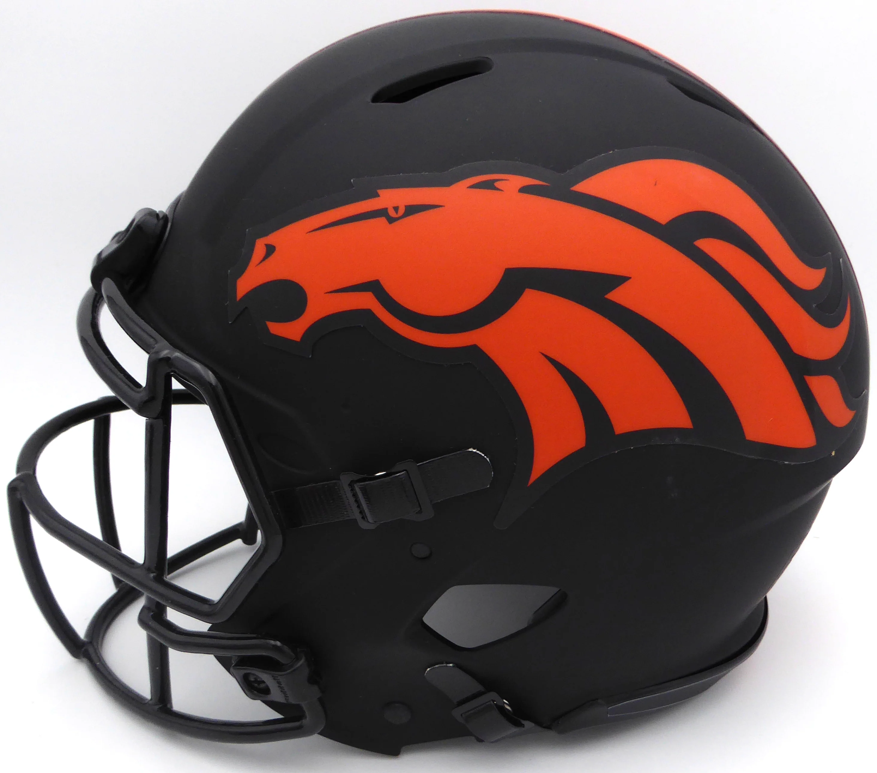 Russell Wilson & Jerry Jeudy Autographed Black Eclipse Full Size Authentic Helmet Denver Broncos "Let's Ride & Uncommon" LE #1/6 Fanatics Holo #QL84418428 - Image 5