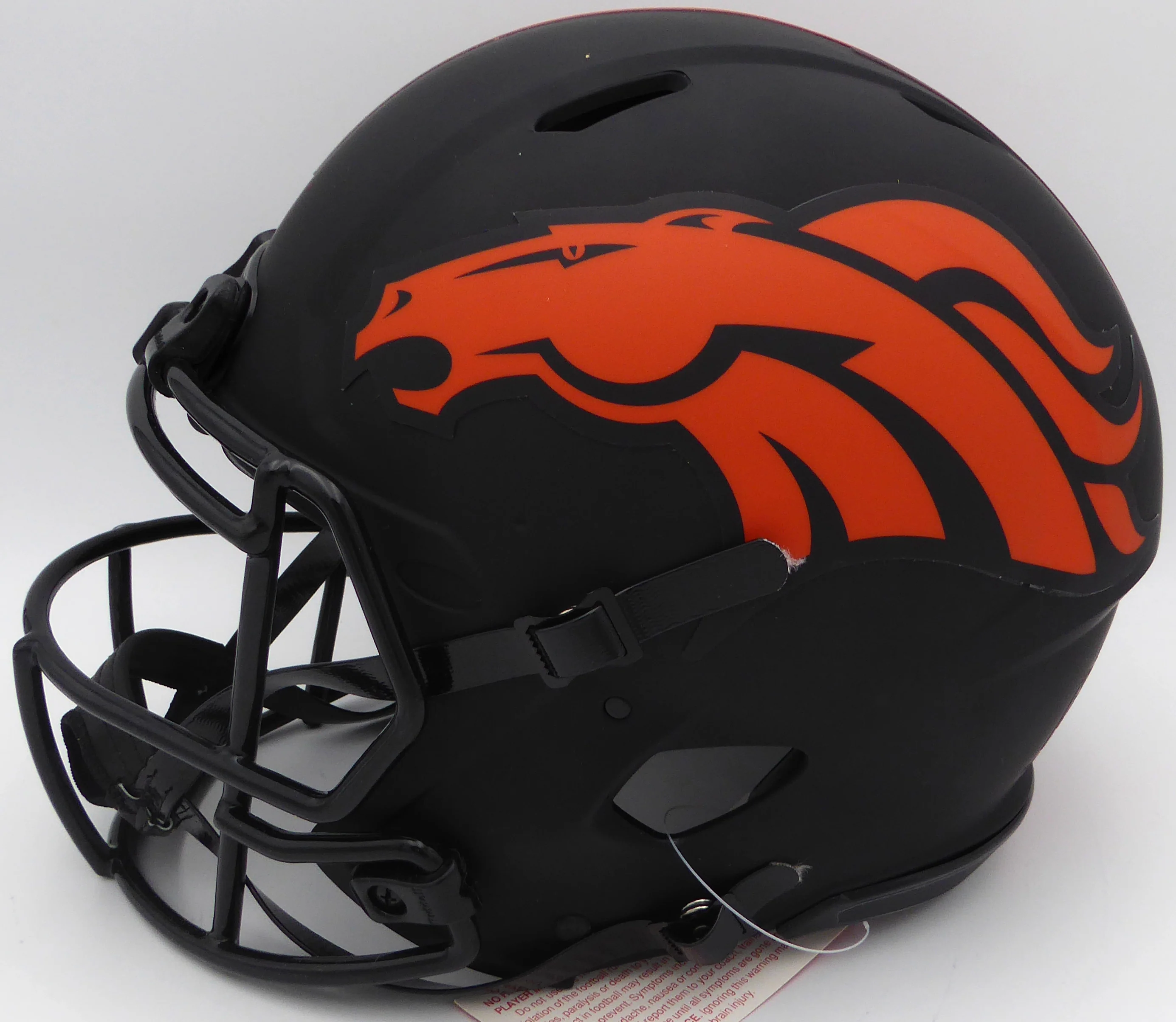 Russell Wilson & Jerry Jeudy Autographed Black Eclipse Full Size Authentic Helmet Denver Broncos "Let's Ride & Uncommon" LE #4/6 Fanatics Holo #DQ16478304 - Image 5