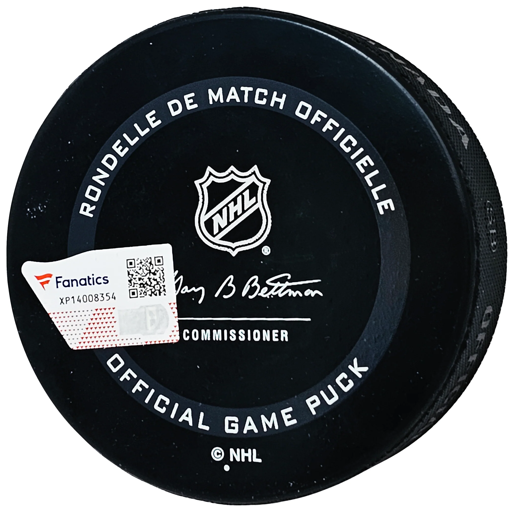 Ryan Donato Autographed Official Seattle Kraken Inaugural Season Game Logo Hockey Puck "First Kraken Goal 10/12/21" Fanatics Holo Stock #218711 - Image 3