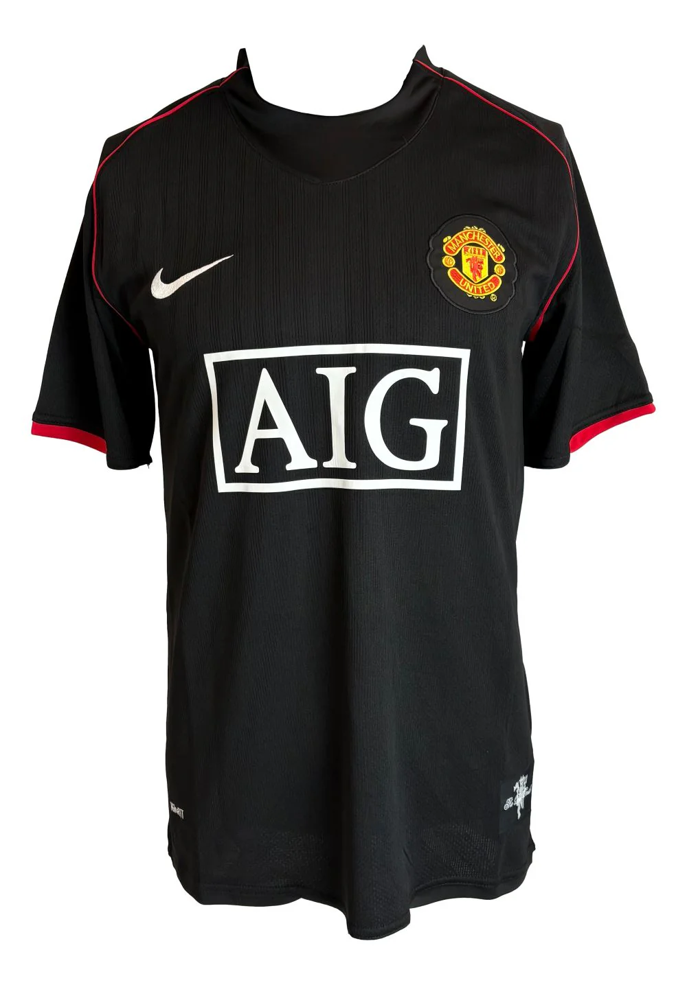 Ryan Giggs Signed Manchester United Nike Black Soccer Jersey BAS - Image 3