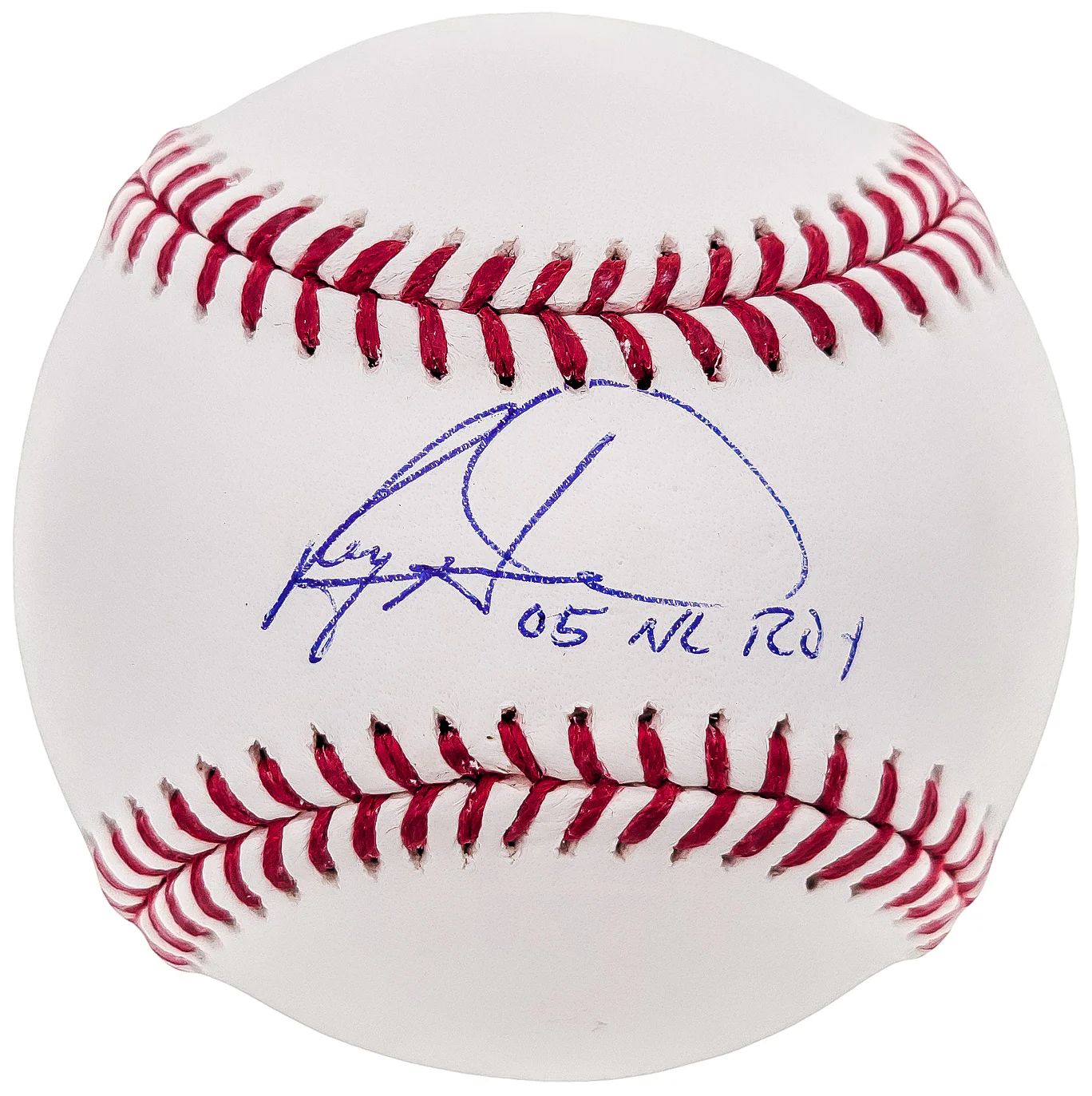 Ryan Howard Autographed Baseball Philadelphia Phillies "05 NL ROY" Beckett BAS QR Stock #202600 - Image 2