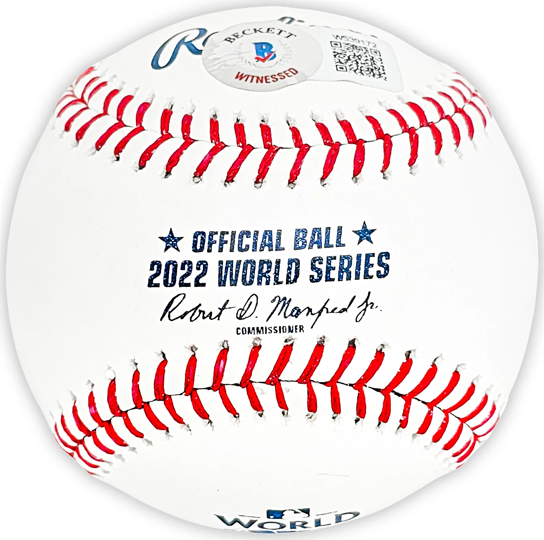 Ryne Stanek Autographed Official 2022 World Series MLB Baseball Houston Astros "2022 WS Champions" Beckett BAS Witness Stock #215409 - Image 3