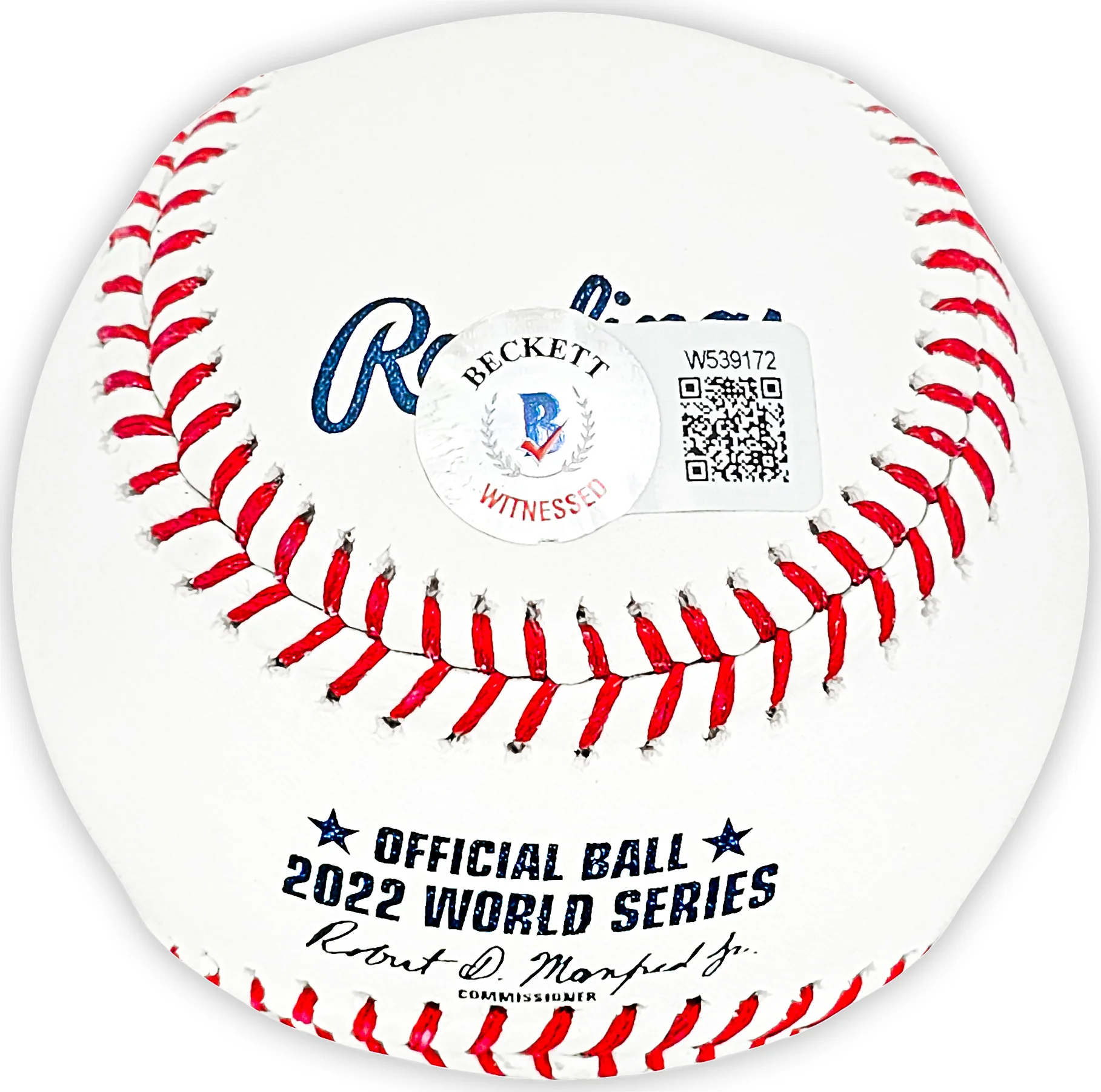 Ryne Stanek Autographed Official 2022 World Series MLB Baseball Houston Astros "2022 WS Champions" Beckett BAS Witness Stock #215409 - Image 4