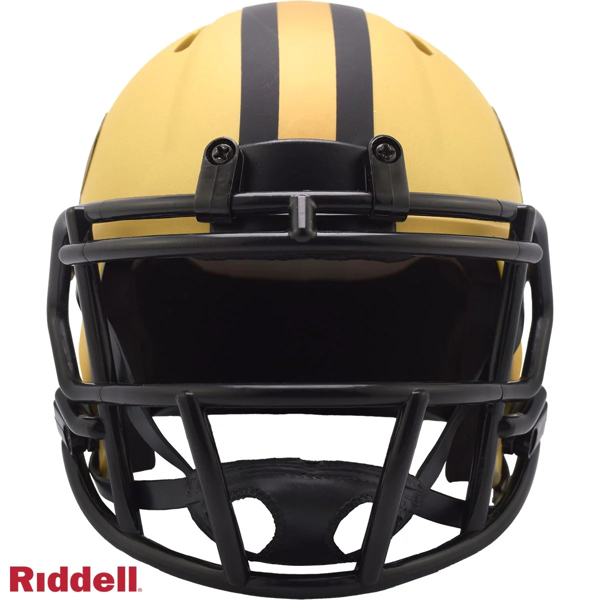New Orleans Saints RAVE Speed Mini Football Helmet - Image 2